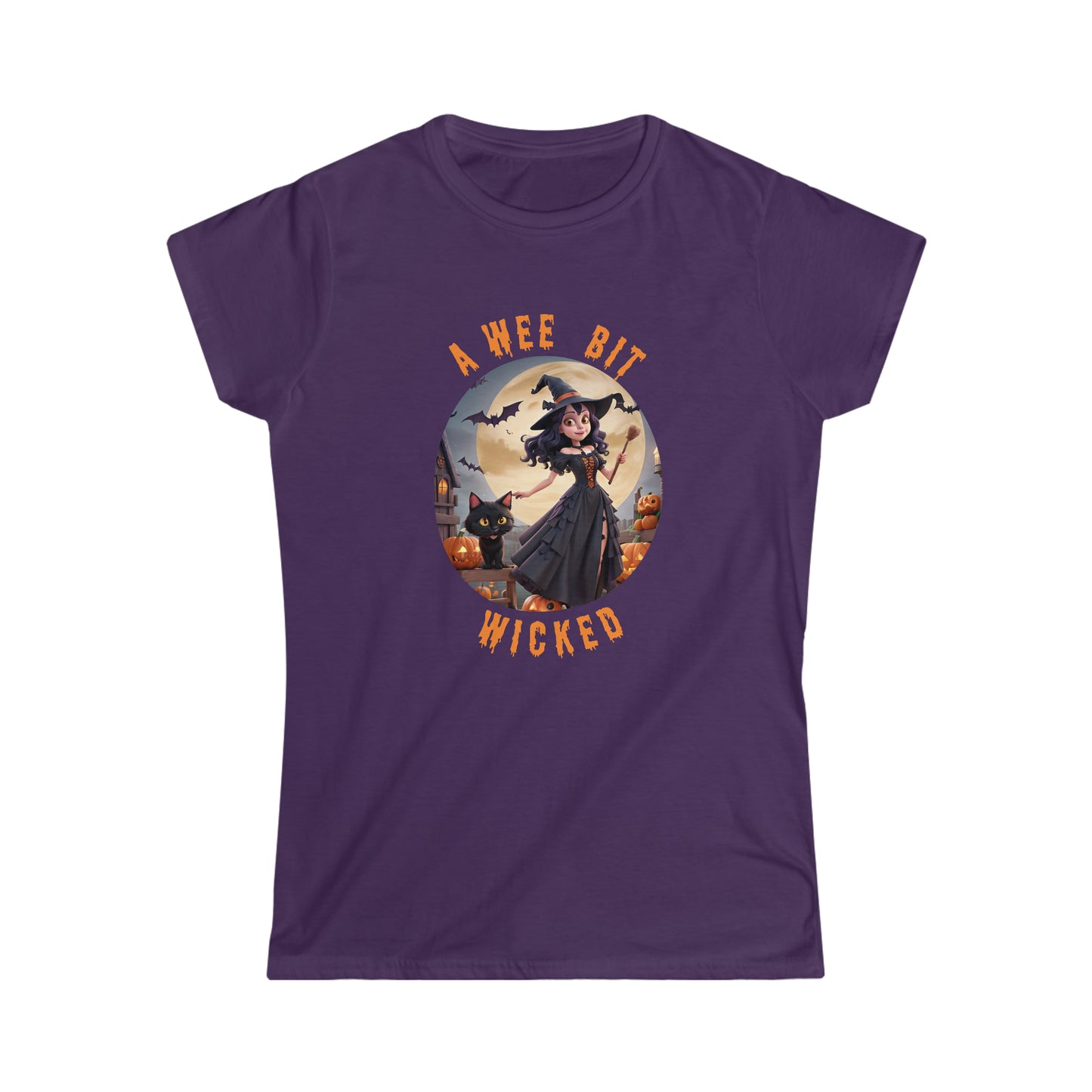 Tee-shirt Softstyle pour femmes - Halloween - Un tout petit peu méchant - 02