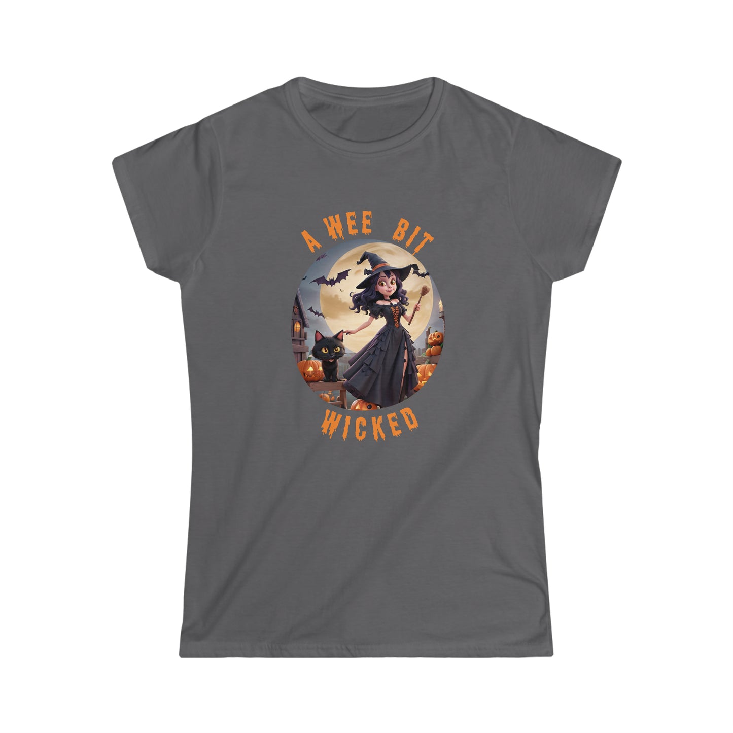Tee-shirt Softstyle pour femmes - Halloween - Un tout petit peu méchant - 02