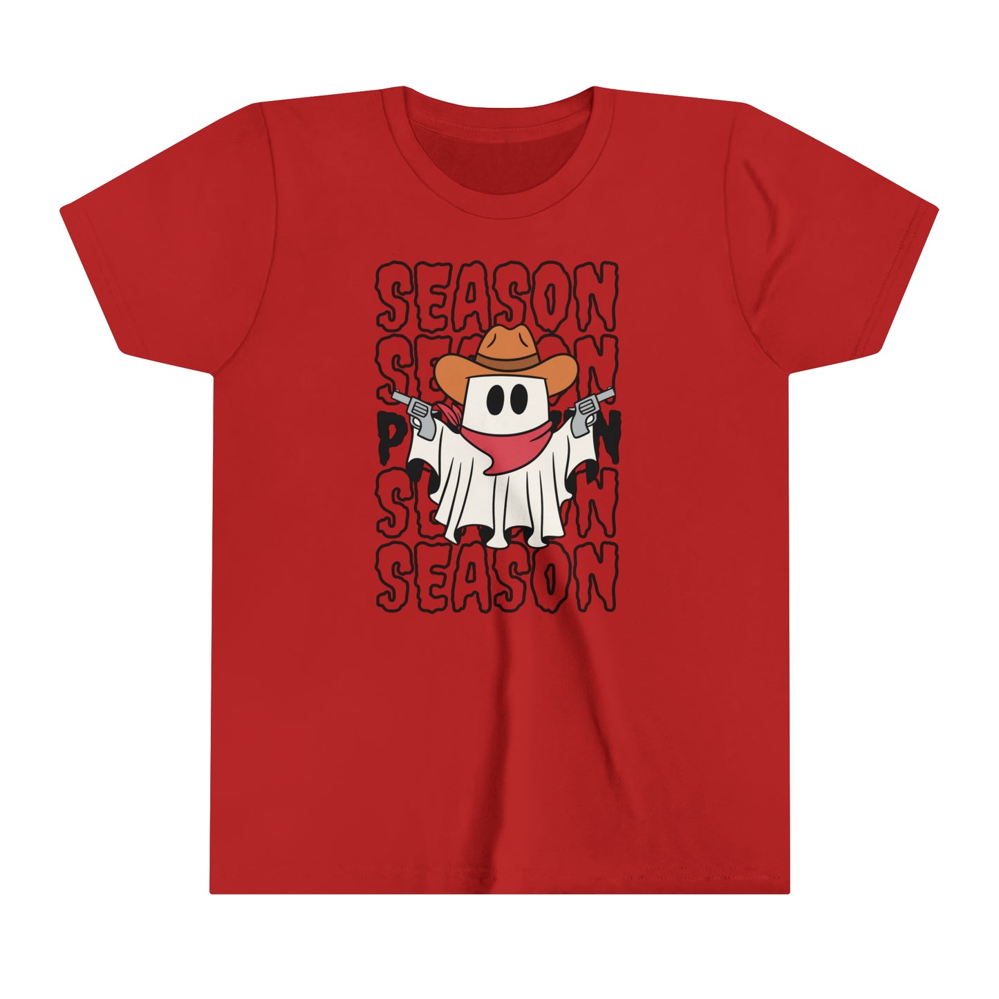 T-shirt à manches courtes pour jeunes - Halloween - Petit Fantôme - 17