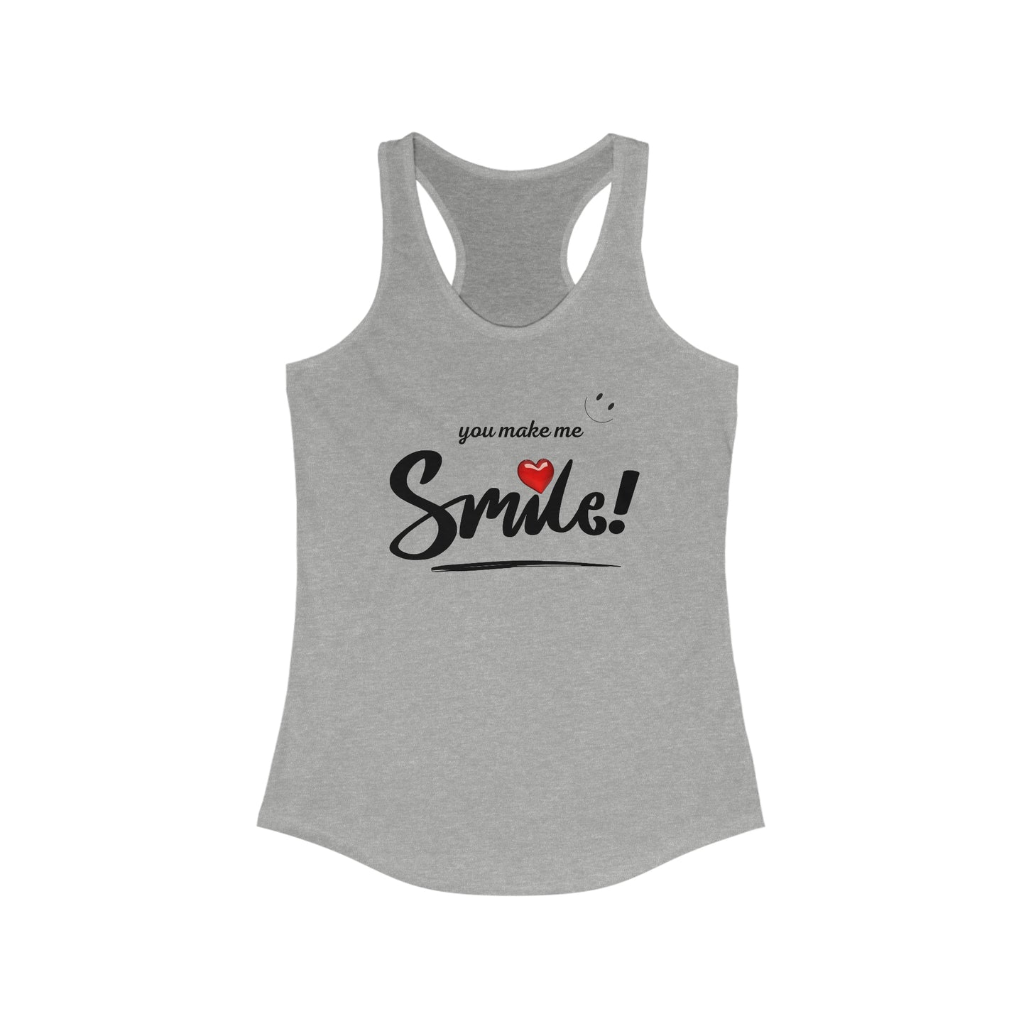 Camiseta sin mangas con espalda cruzada ideal para mujer - Me haces sonreír - 04