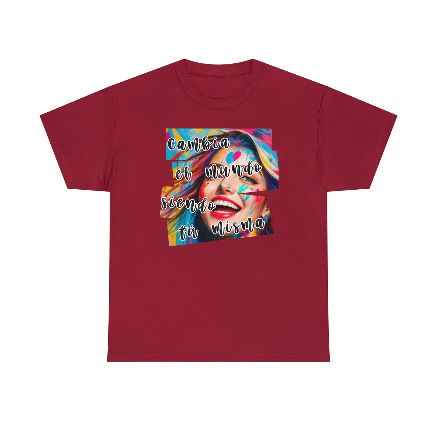 Camiseta unisex de algodón pesado - Amor y libertad - 01