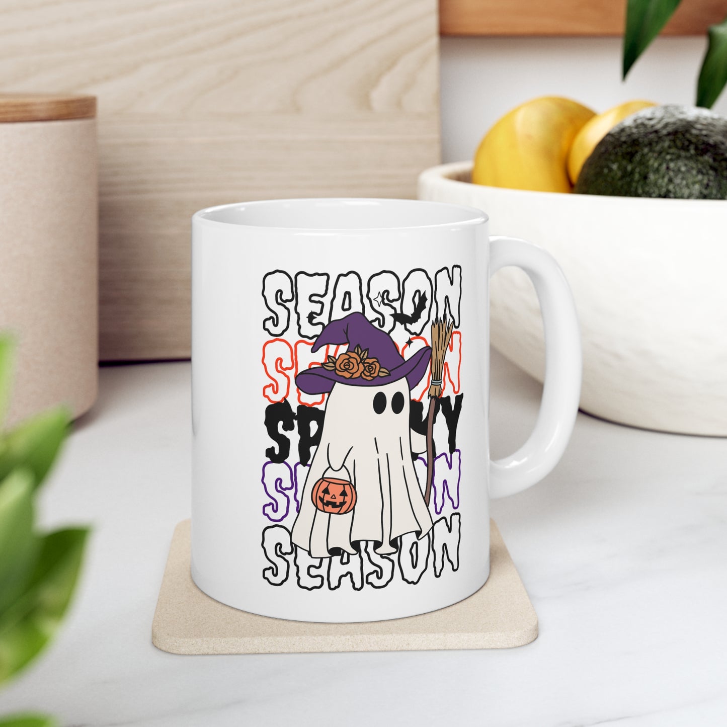 Mug en céramique 11oz - Halloween - Petit Fantôme - 13