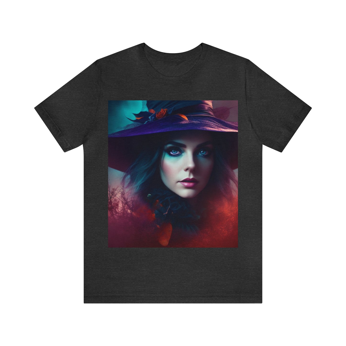 Camiseta de manga corta unisex Jersey - Halloween Witch AI - 08