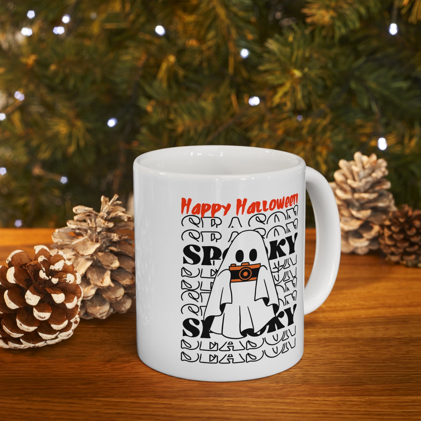 Mug en céramique 11oz - Halloween - Petit Fantôme - 08