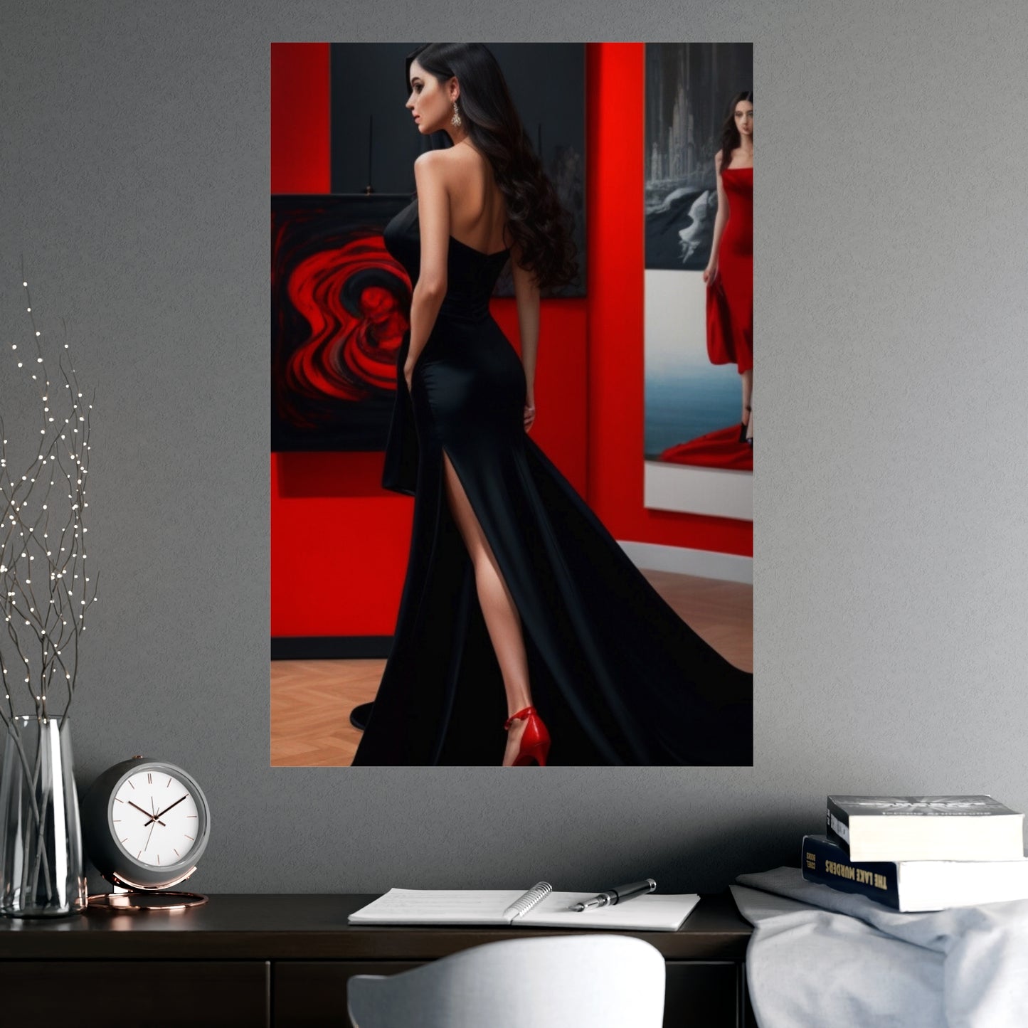 Pósters - Mujer elegante - Pósters verticales mate - 01