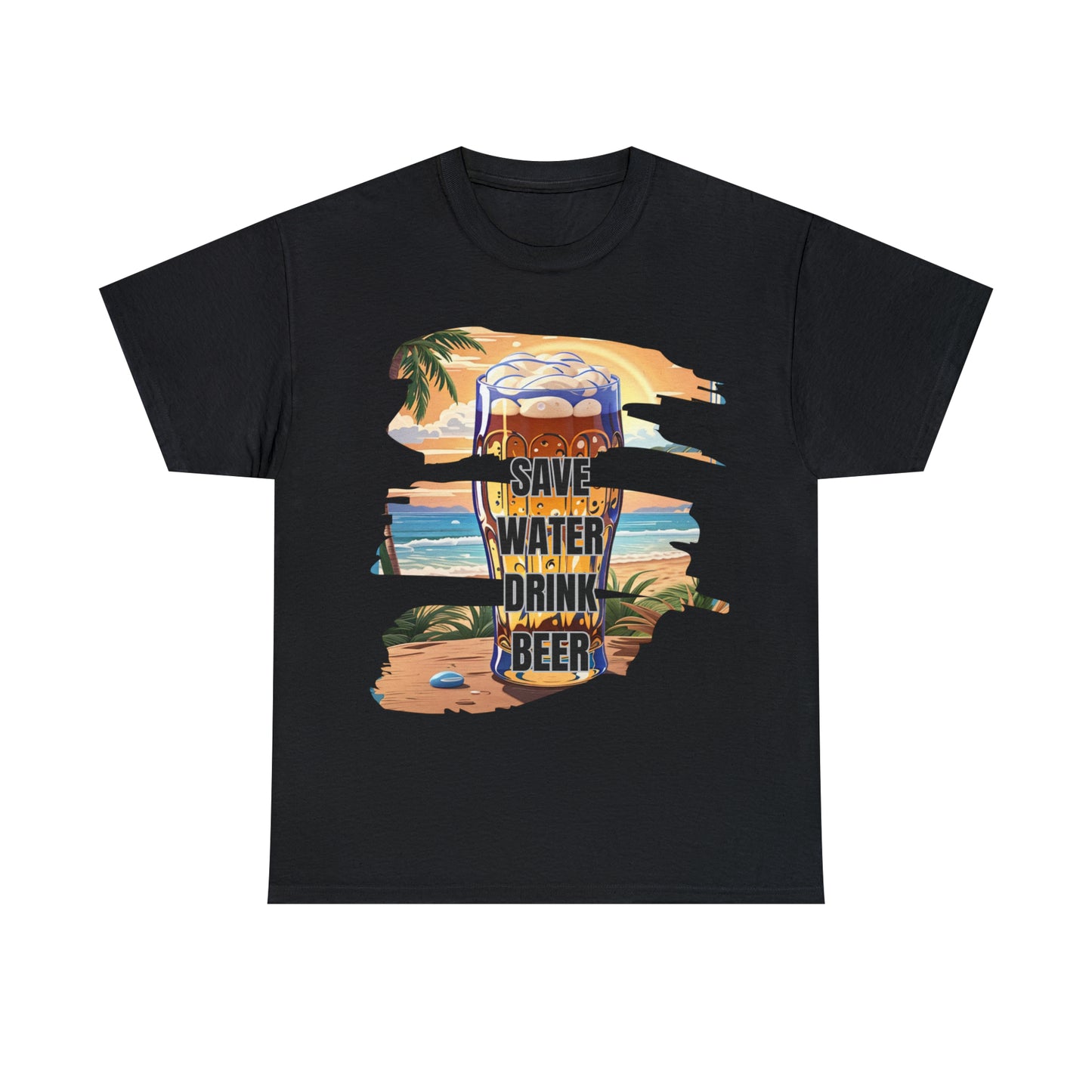 Camiseta unisex de algodón pesado - Vaso de cerveza
