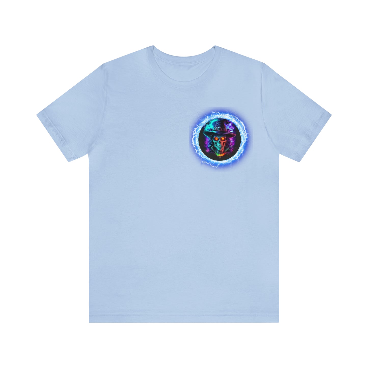 Camiseta de manga corta unisex Jersey - Calaveras de brujas de Halloween - 07