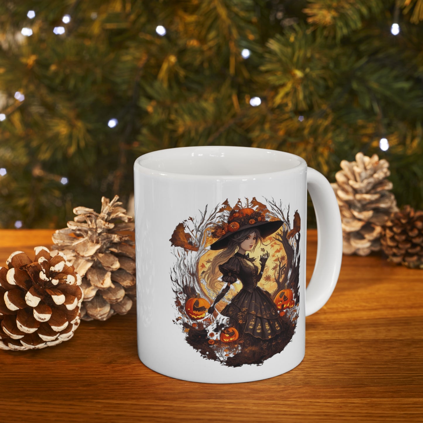 Mug en céramique 11oz - Halloween - Miss sorcière - 02