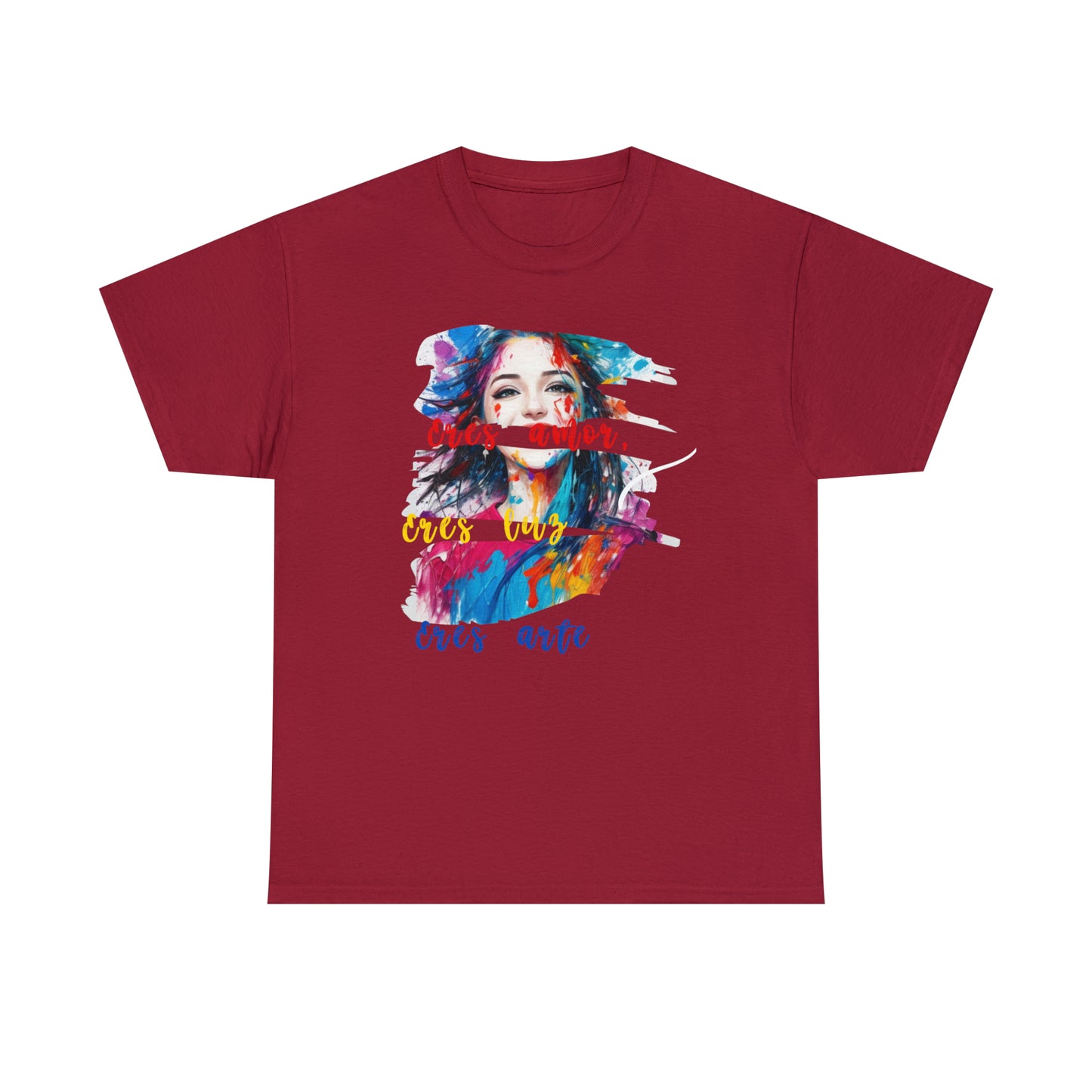 Camiseta unisex de algodón pesado - Amor y libertad - 04