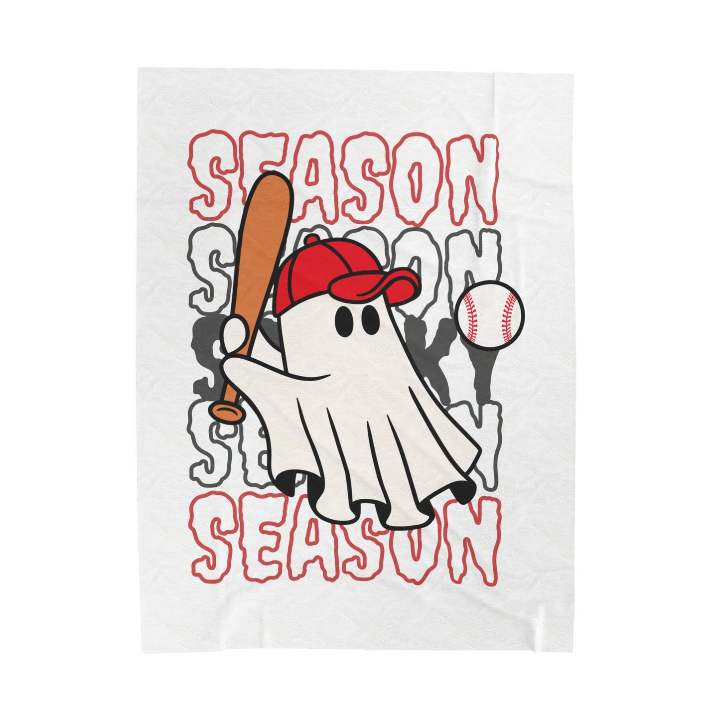 Manta de Peluche de Pana - Halloween - Pequeño Fantasma - 19