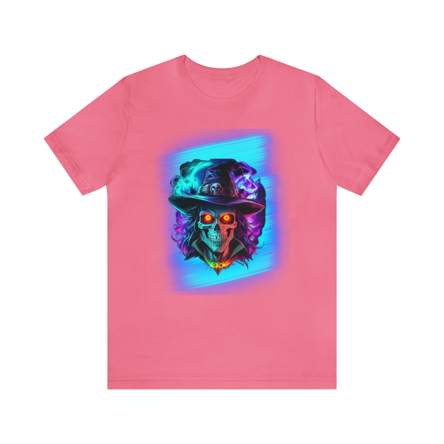 Camiseta de manga corta unisex Jersey - Calaveras de brujas de Halloween - 08
