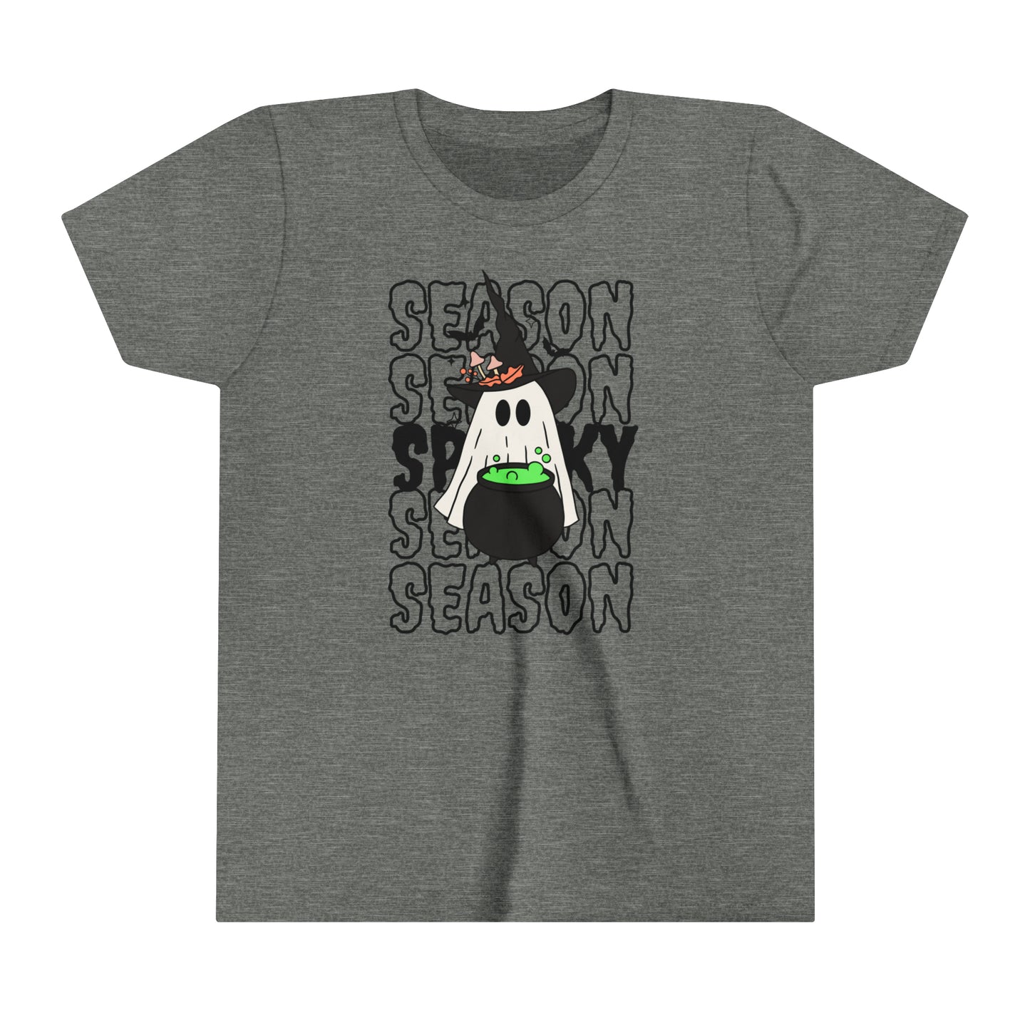 T-shirt à manches courtes pour jeunes - Halloween - Petit Fantôme - 14