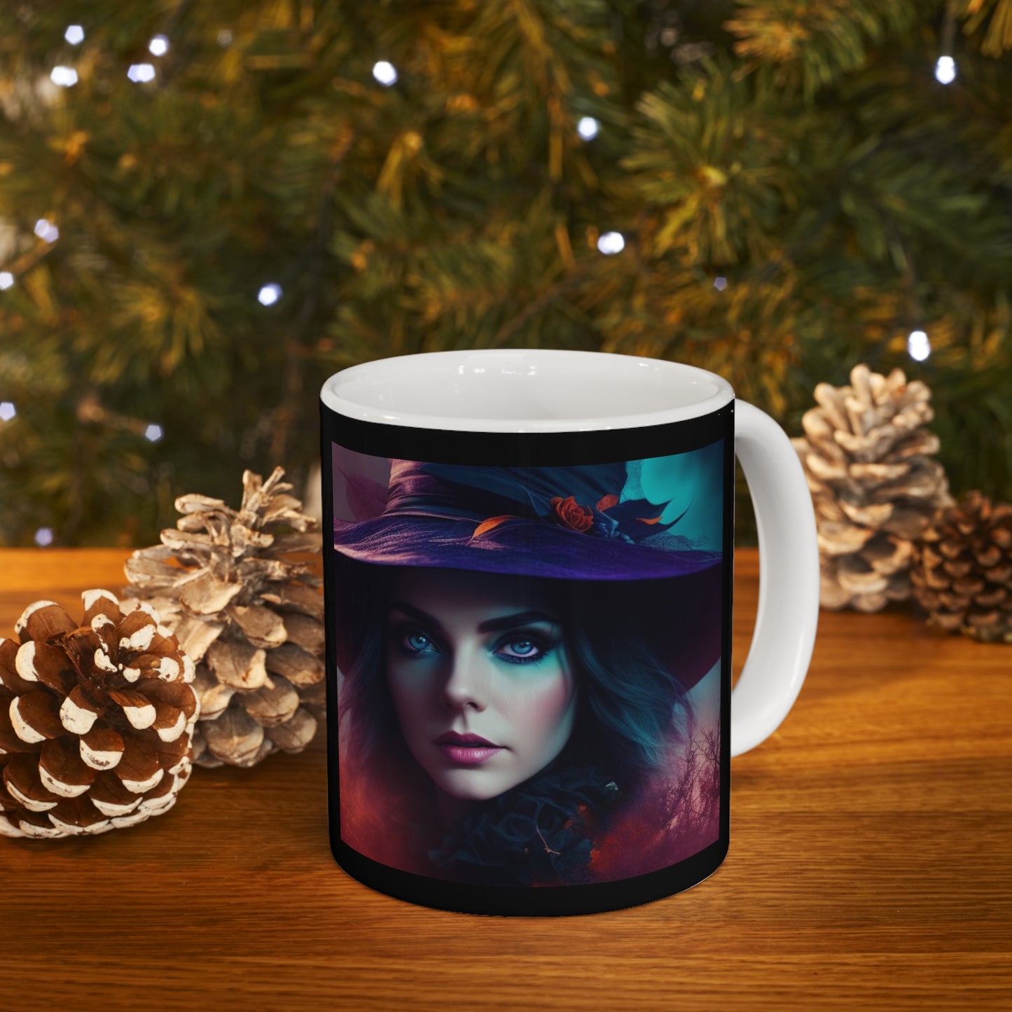 Taza de Cerámica 11oz - Bruja de Halloween AI - 08
