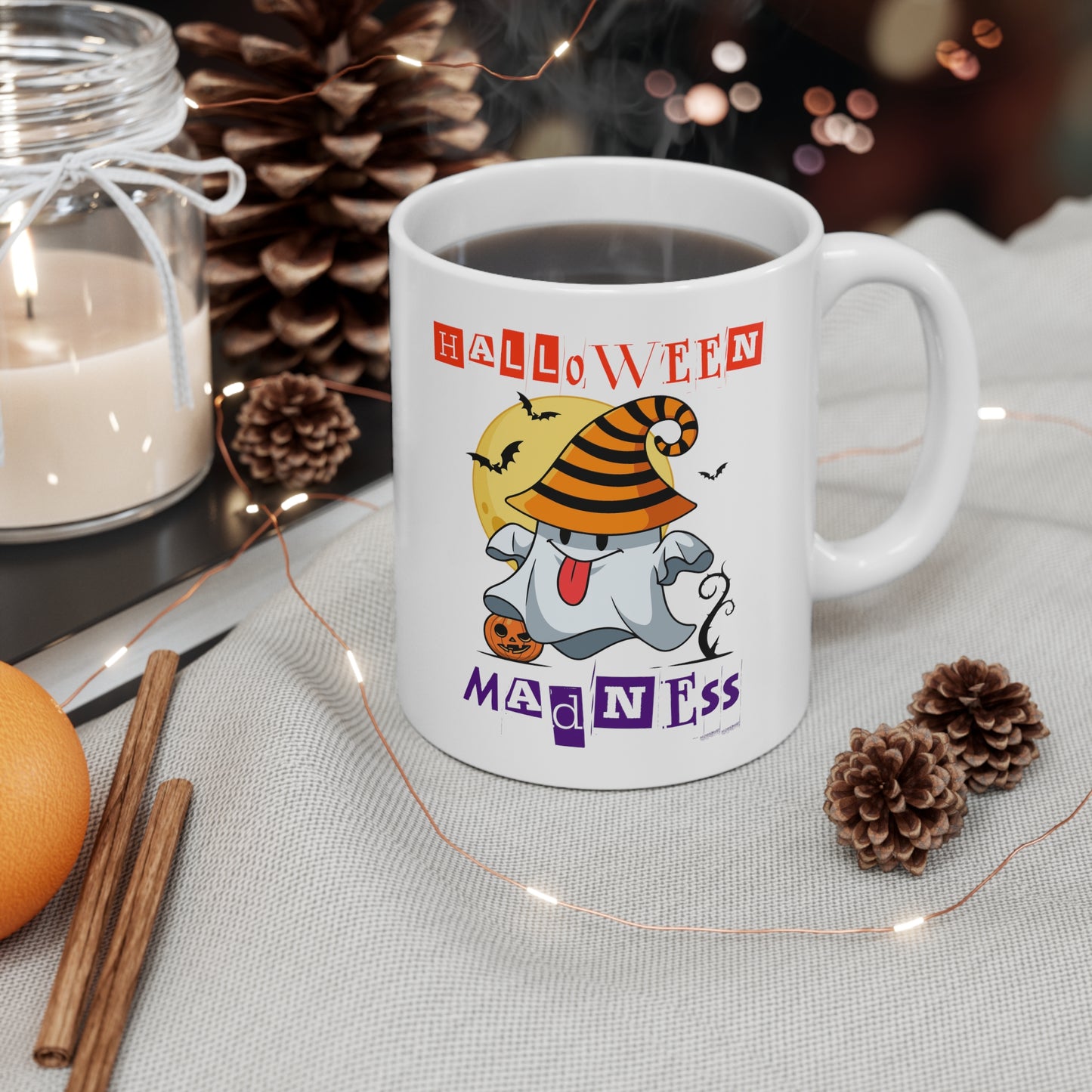 Taza de Cerámica 11oz - Halloween - Pequeño Fantasma - 04