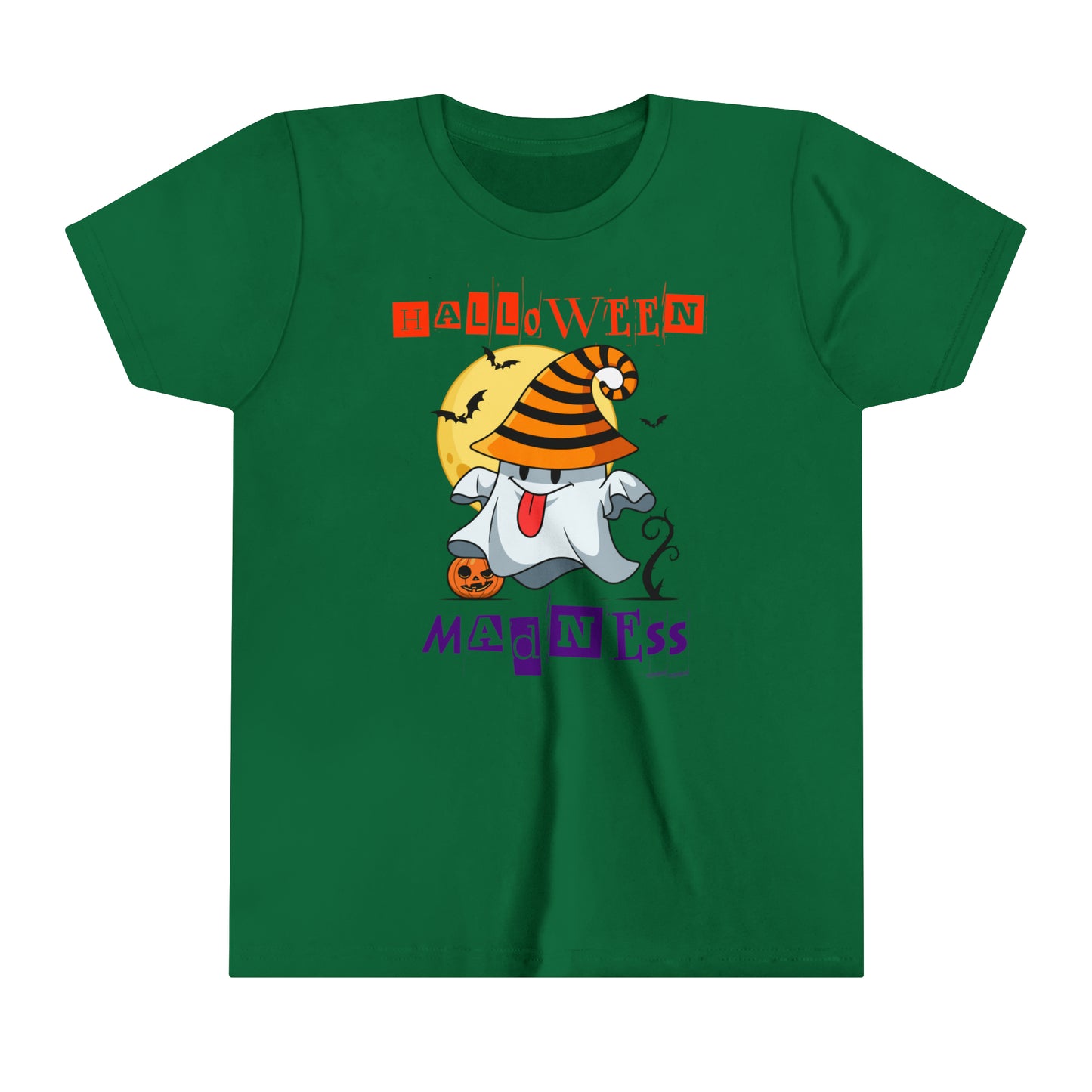 T-shirt à manches courtes pour jeunes - Halloween - Petit Fantôme - 04