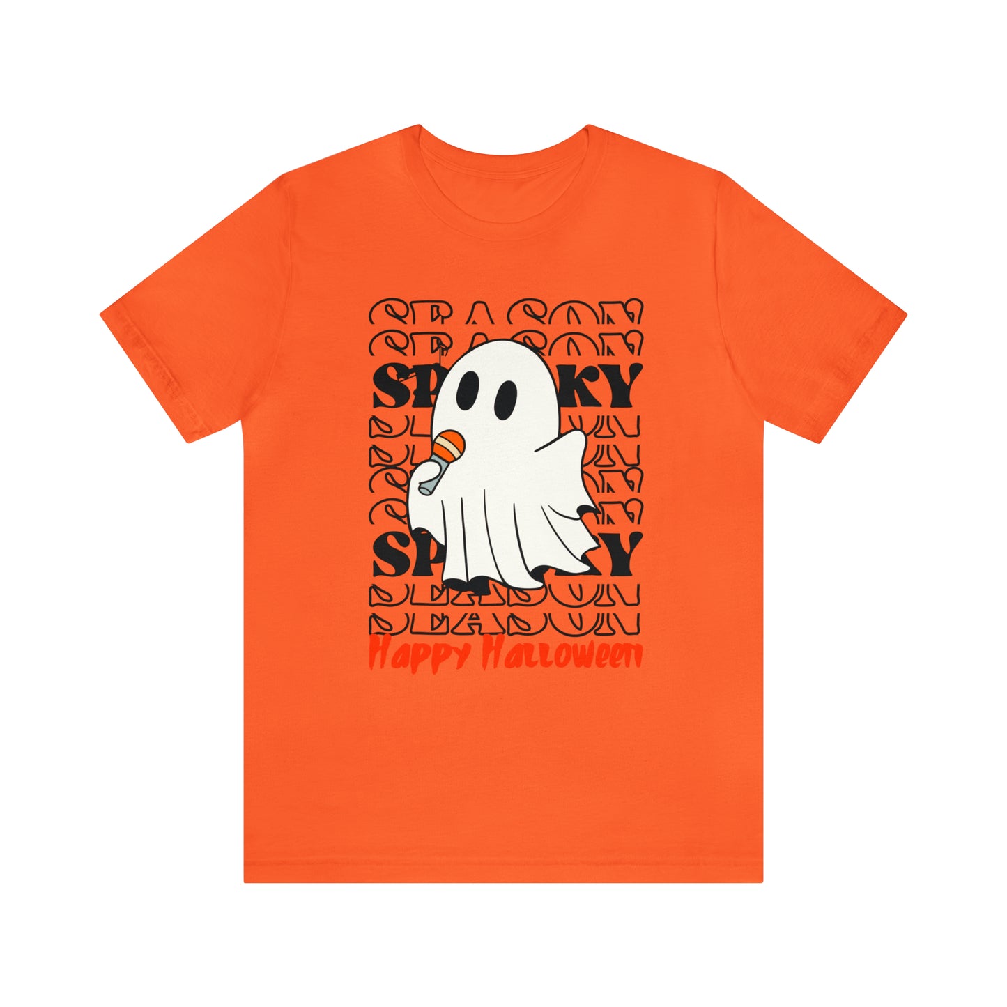 Camiseta de manga corta de jersey unisex - Halloween - Pequeño fantasma - 06