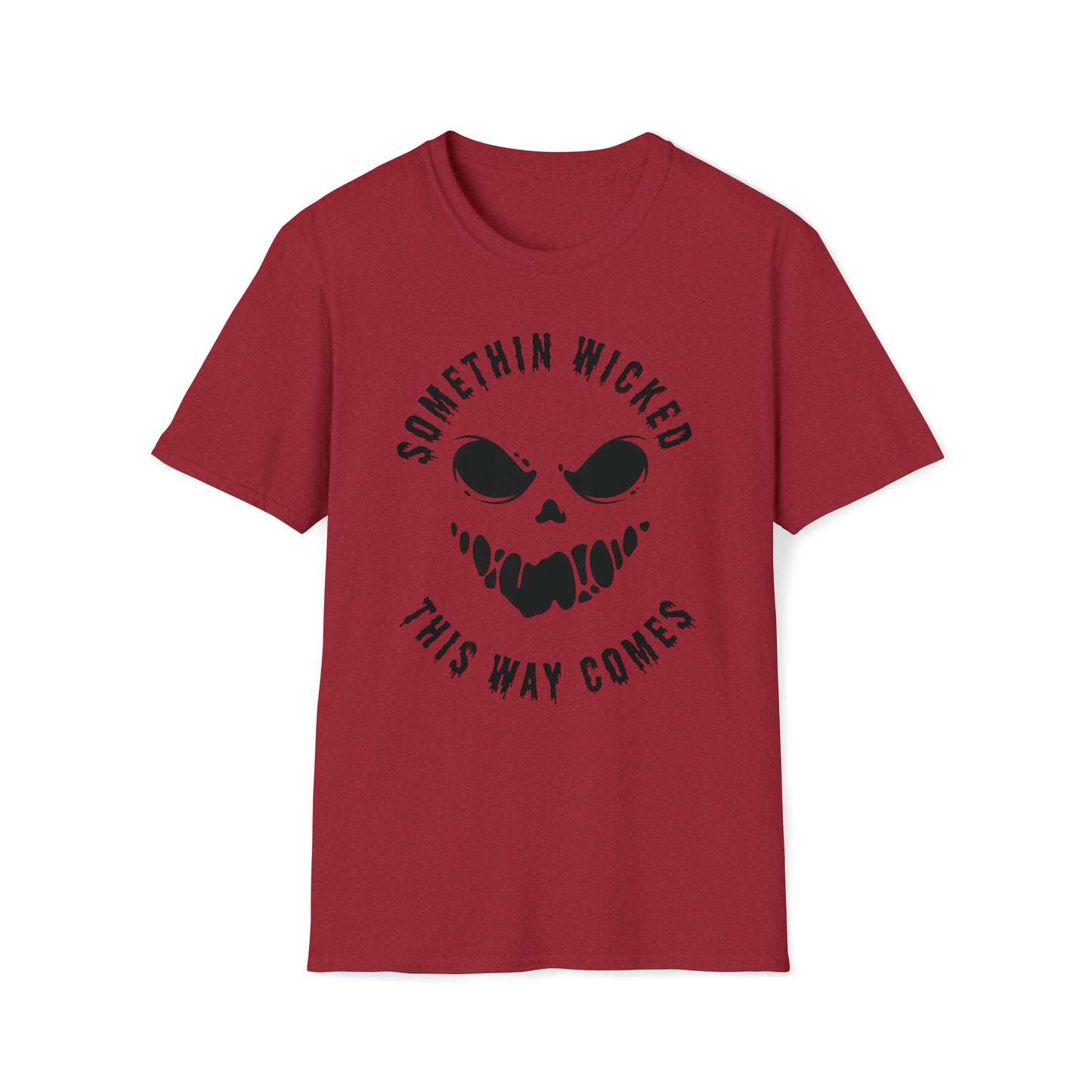 Camiseta Softstyle unisex - Halloween - Algo malvado - 02