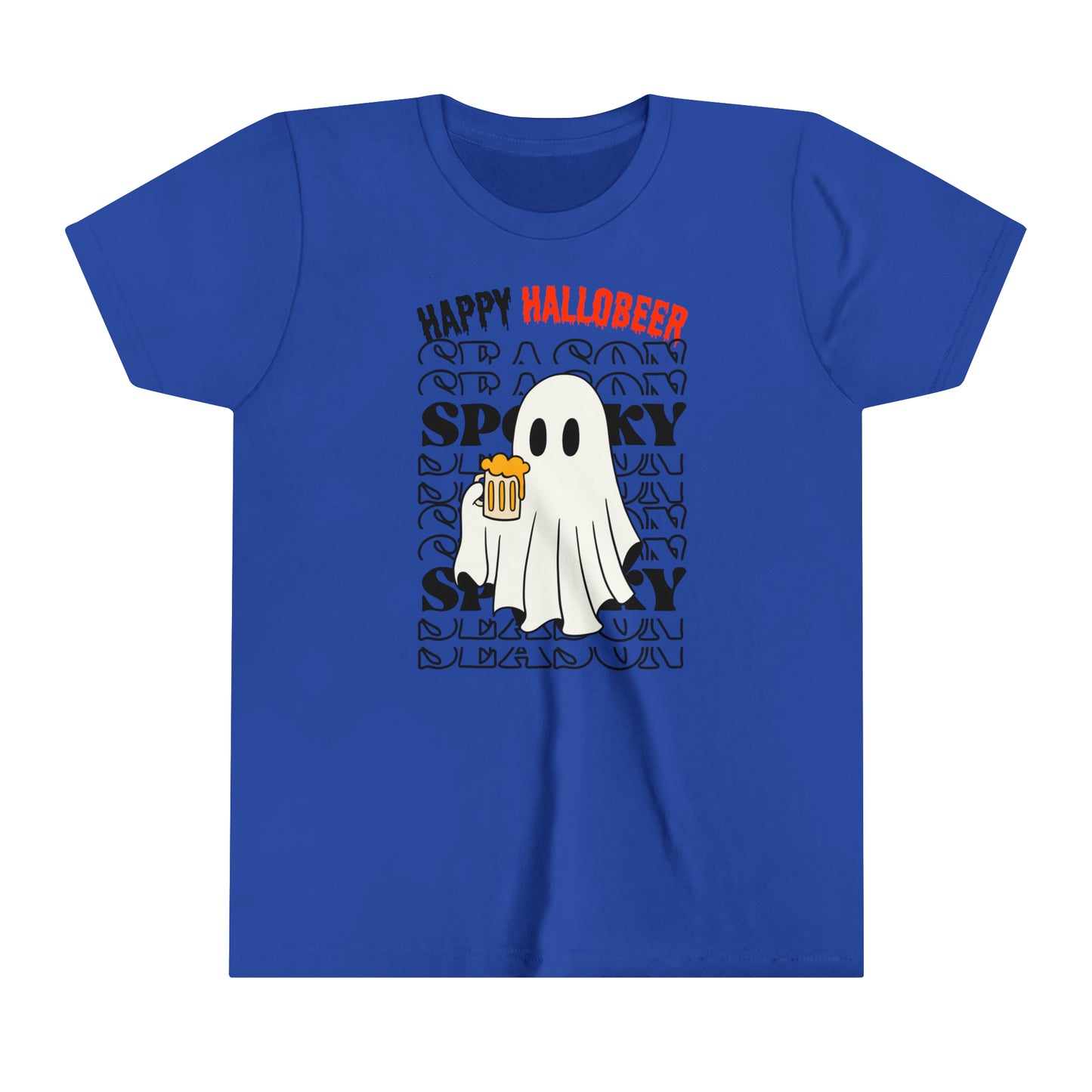T-shirt à manches courtes pour jeunes - Halloween - Petit Fantôme - 01
