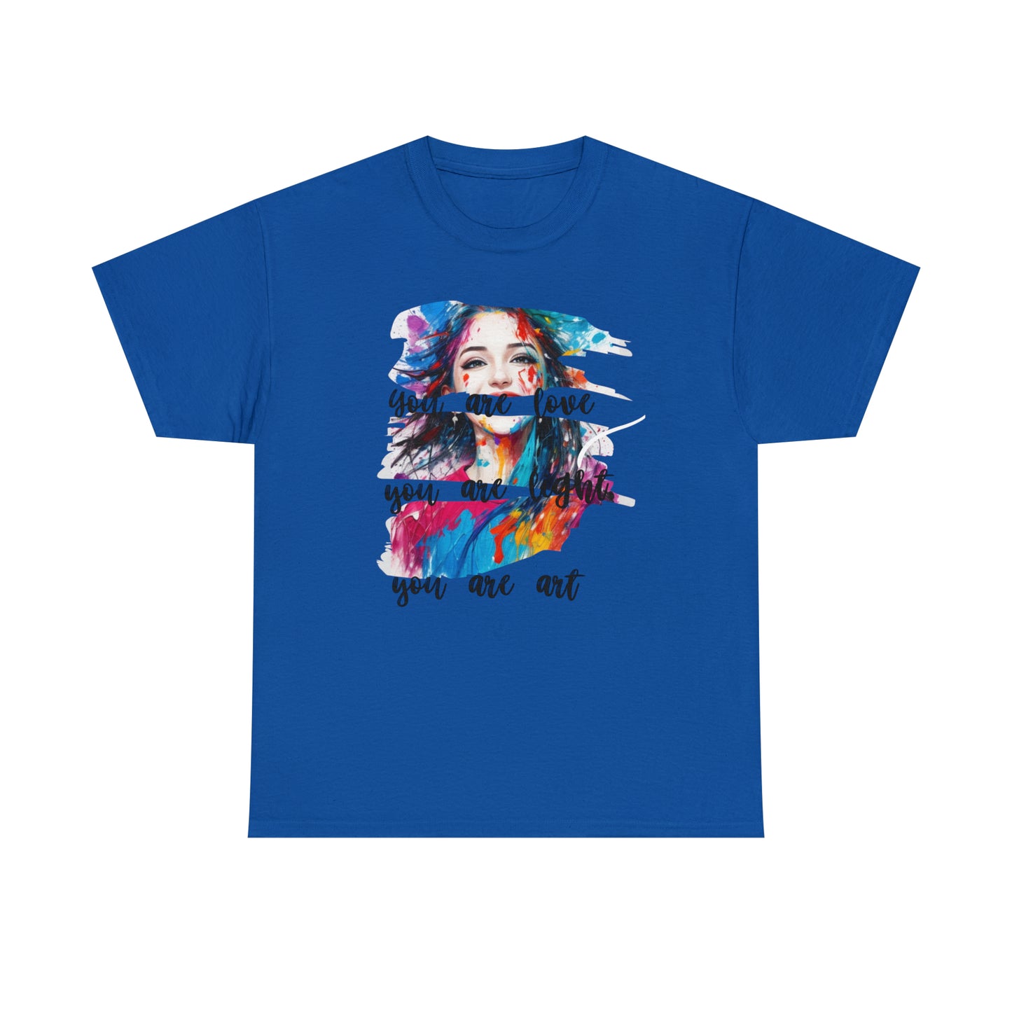 Camiseta unisex de algodón pesado - Amor y libertad - 03