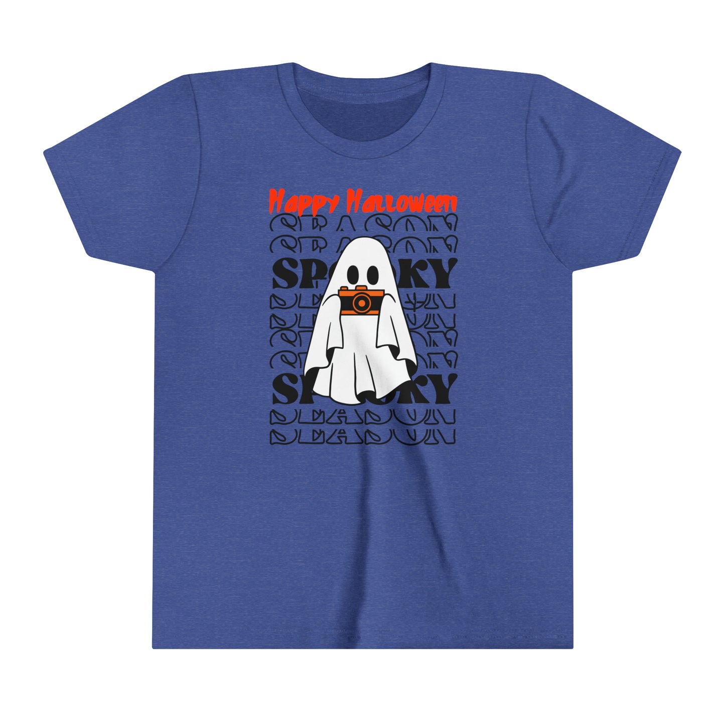T-shirt à manches courtes pour jeunes - Halloween - Petit Fantôme - 08
