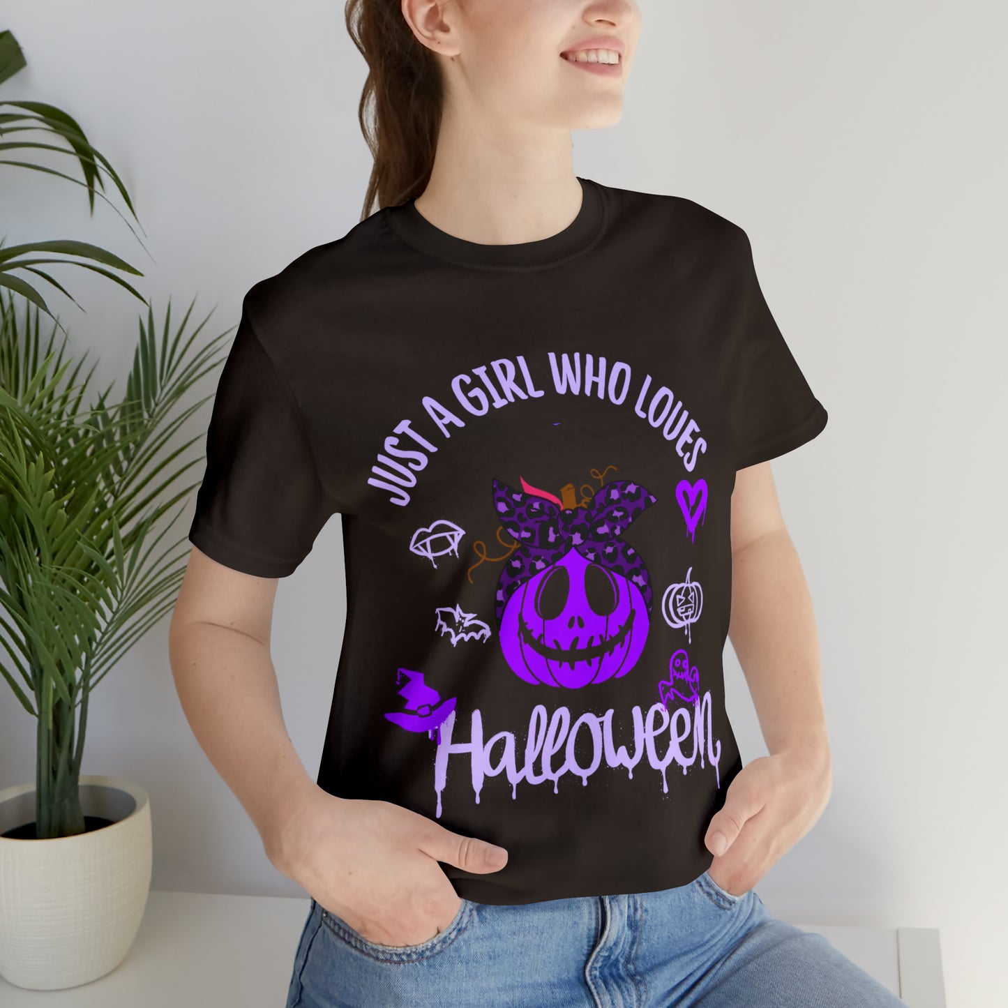 Camiseta de manga corta Unisex Jersey - Halloween - Sólo una niña - 02