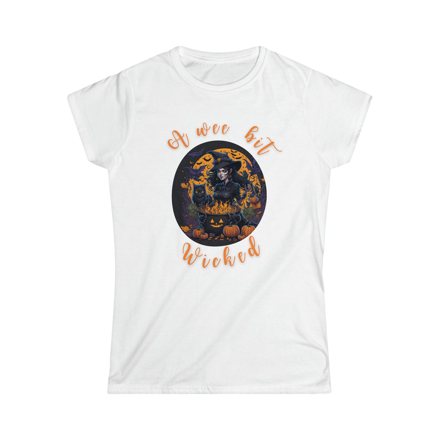 Tee-shirt Softstyle pour femmes - Halloween - Un tout petit peu méchant - 01