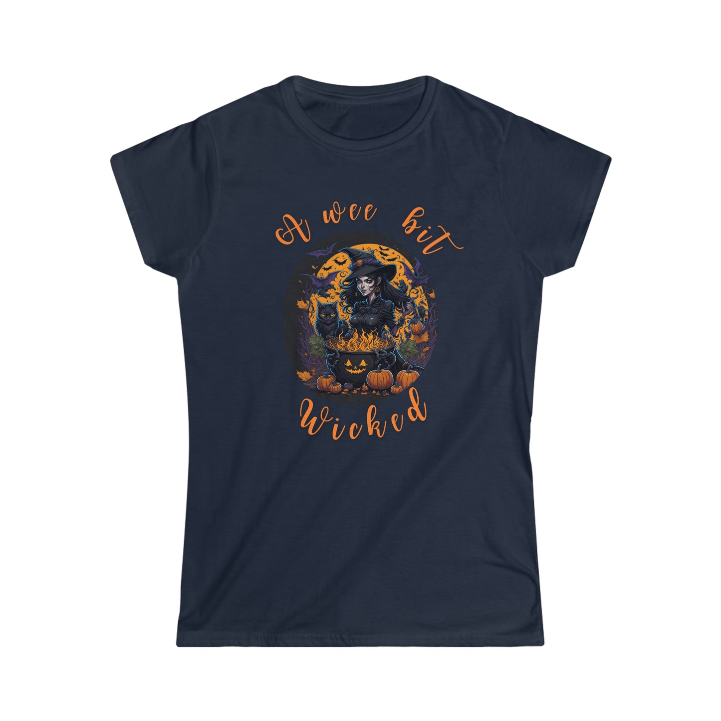 Tee-shirt Softstyle pour femmes - Halloween - Un tout petit peu méchant - 01