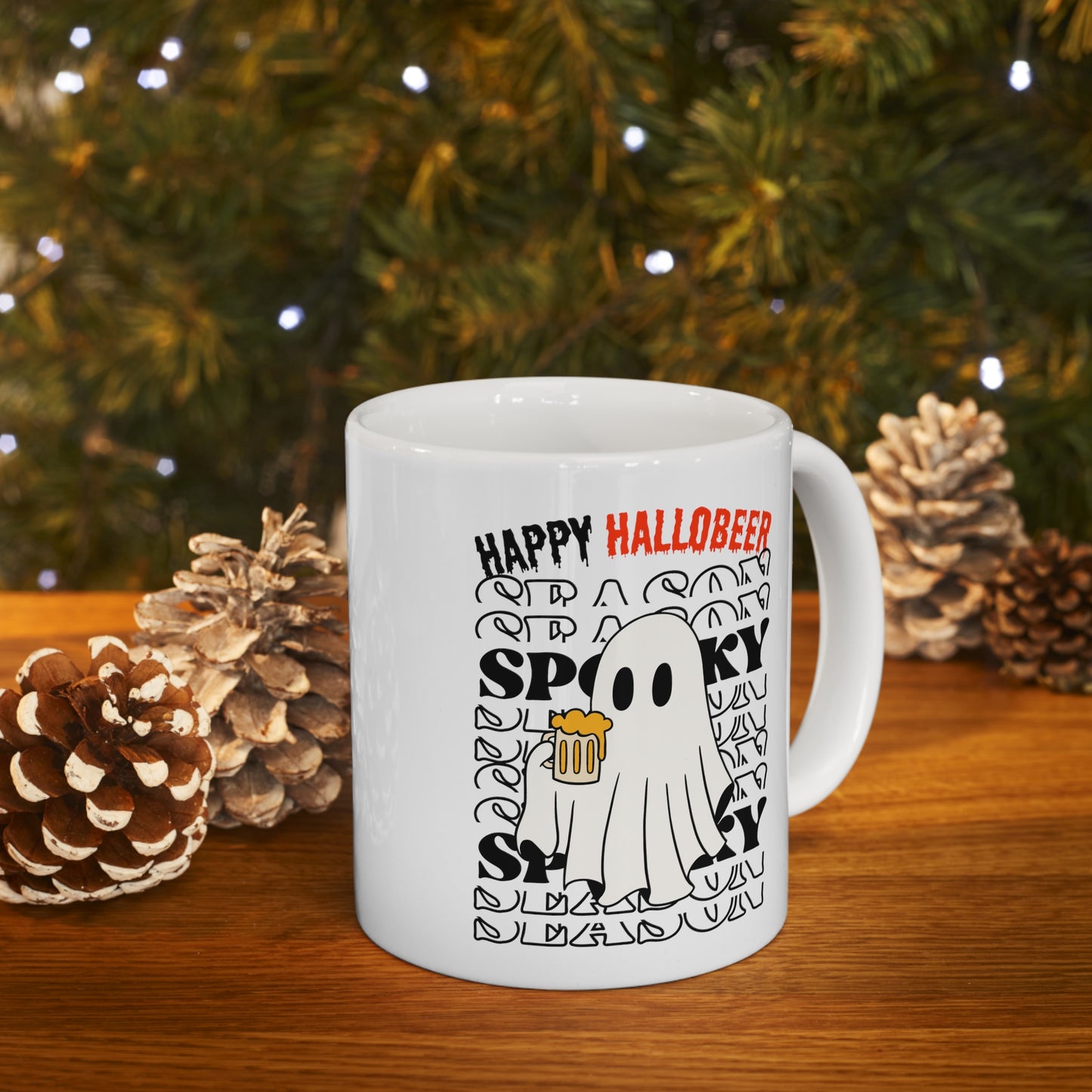 Taza de Cerámica 11oz - Halloween - Pequeño Fantasma - 01