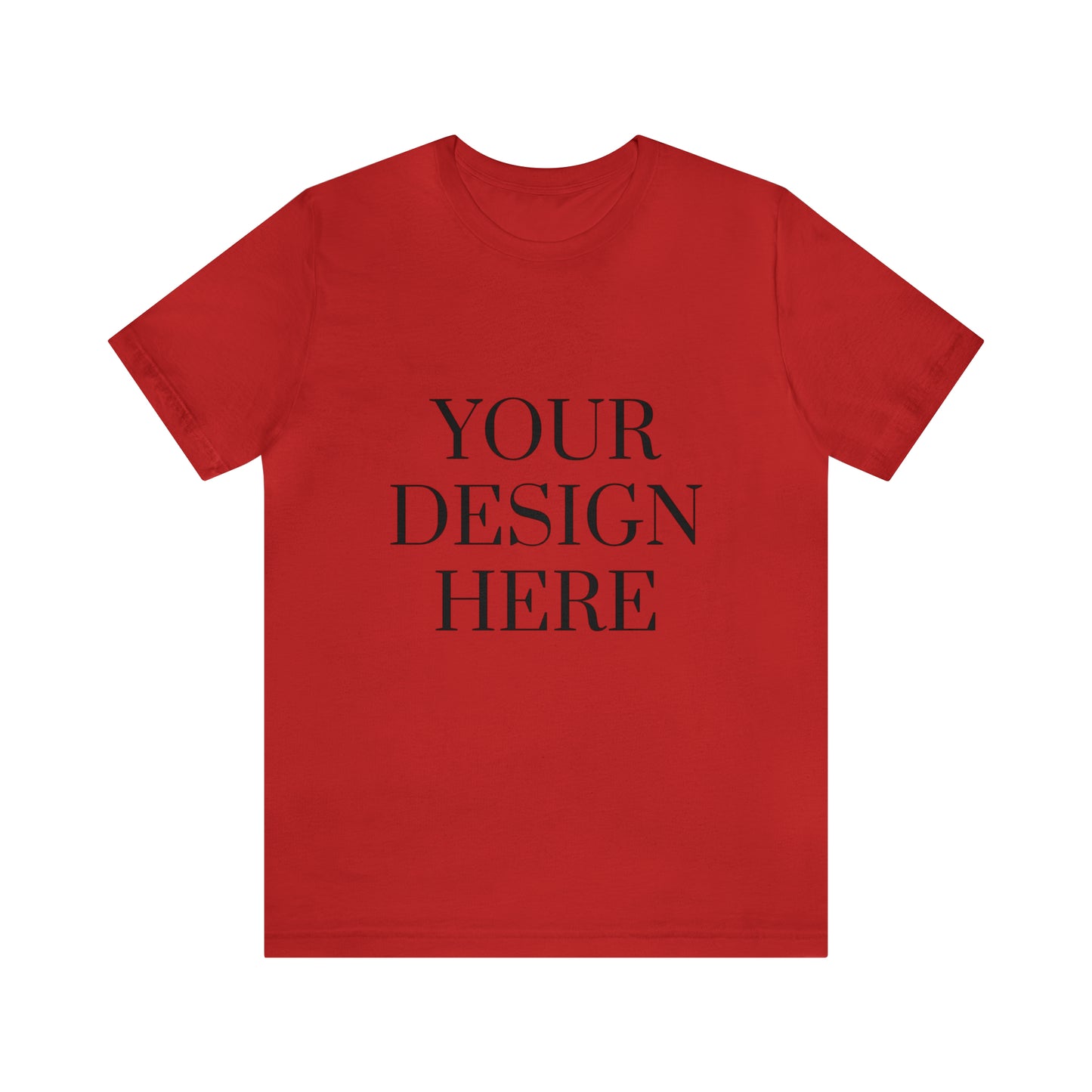 Camiseta de manga corta unisex Jersey - Personalizada - Tu diseño aquí - 01
