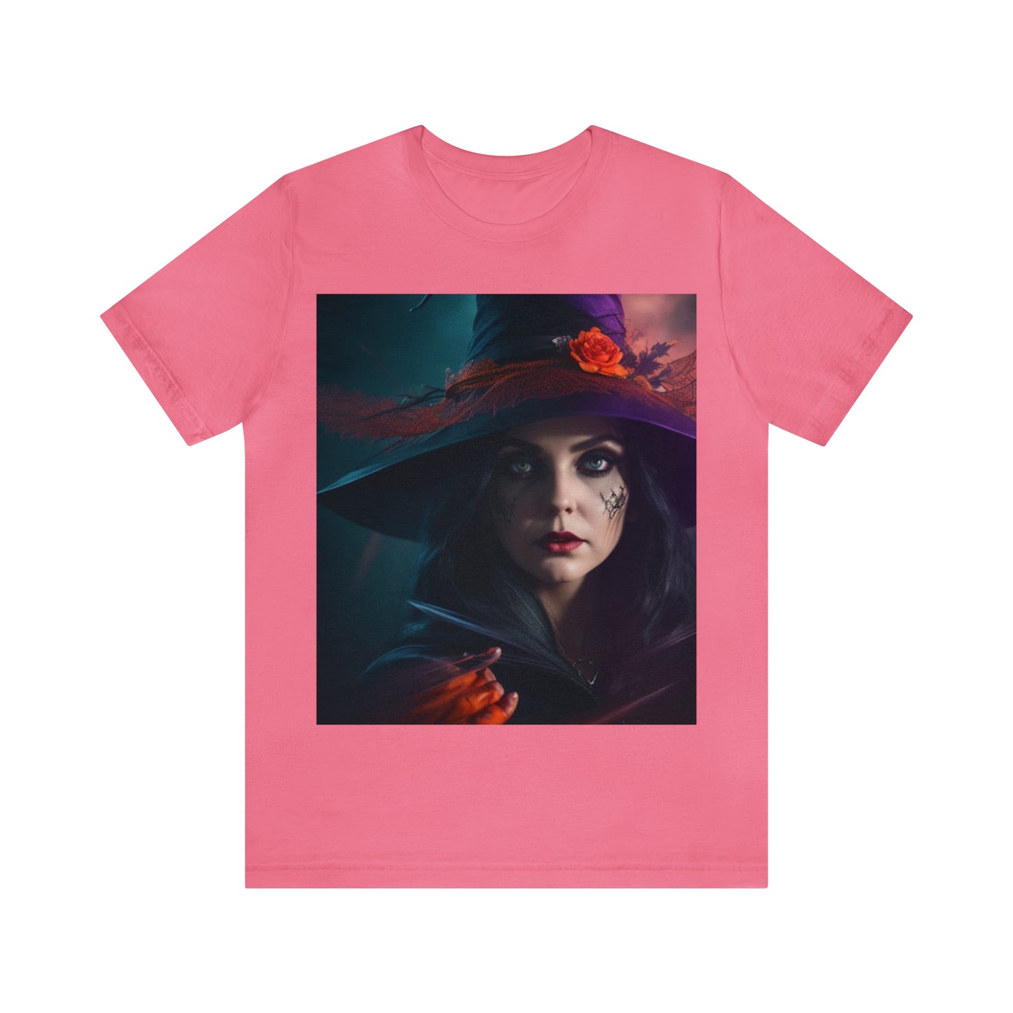 Camiseta de manga corta unisex Jersey - Halloween Witch AI - 06