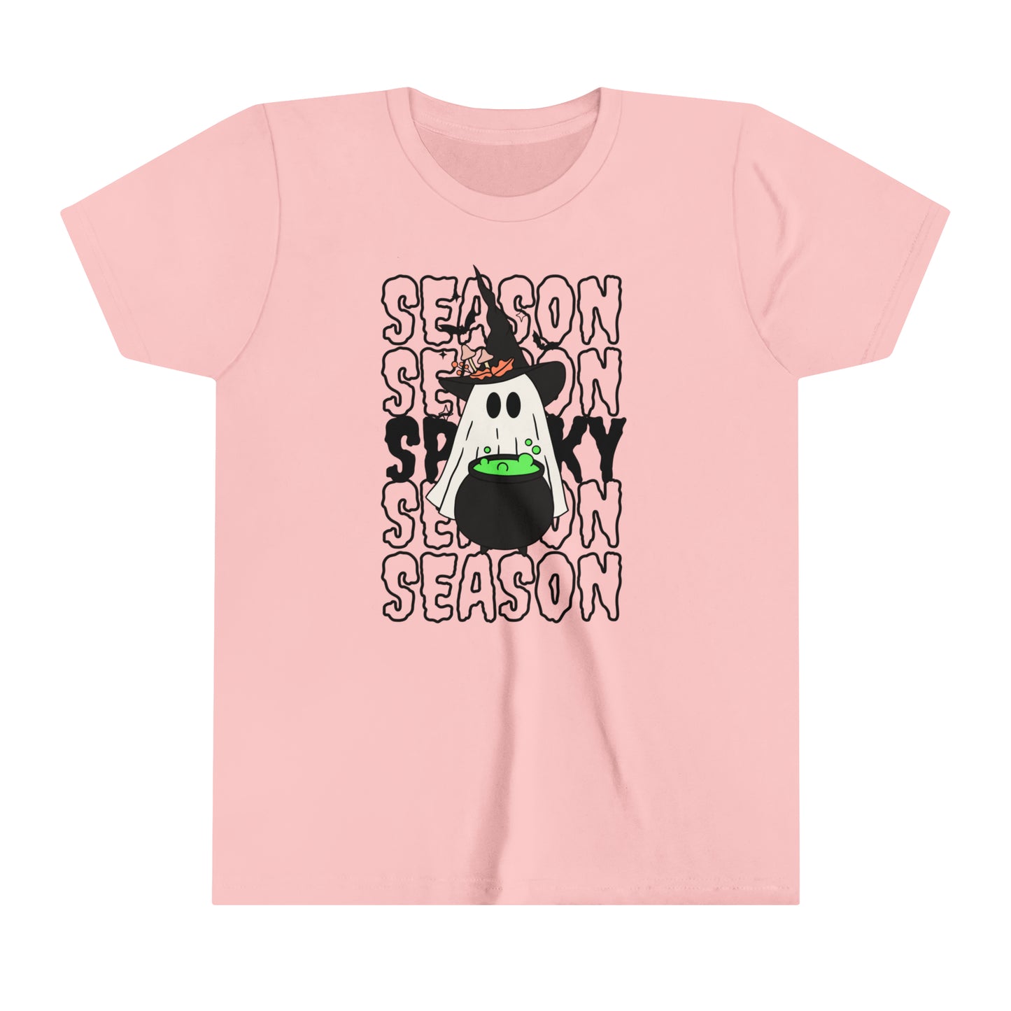 T-shirt à manches courtes pour jeunes - Halloween - Petit Fantôme - 14