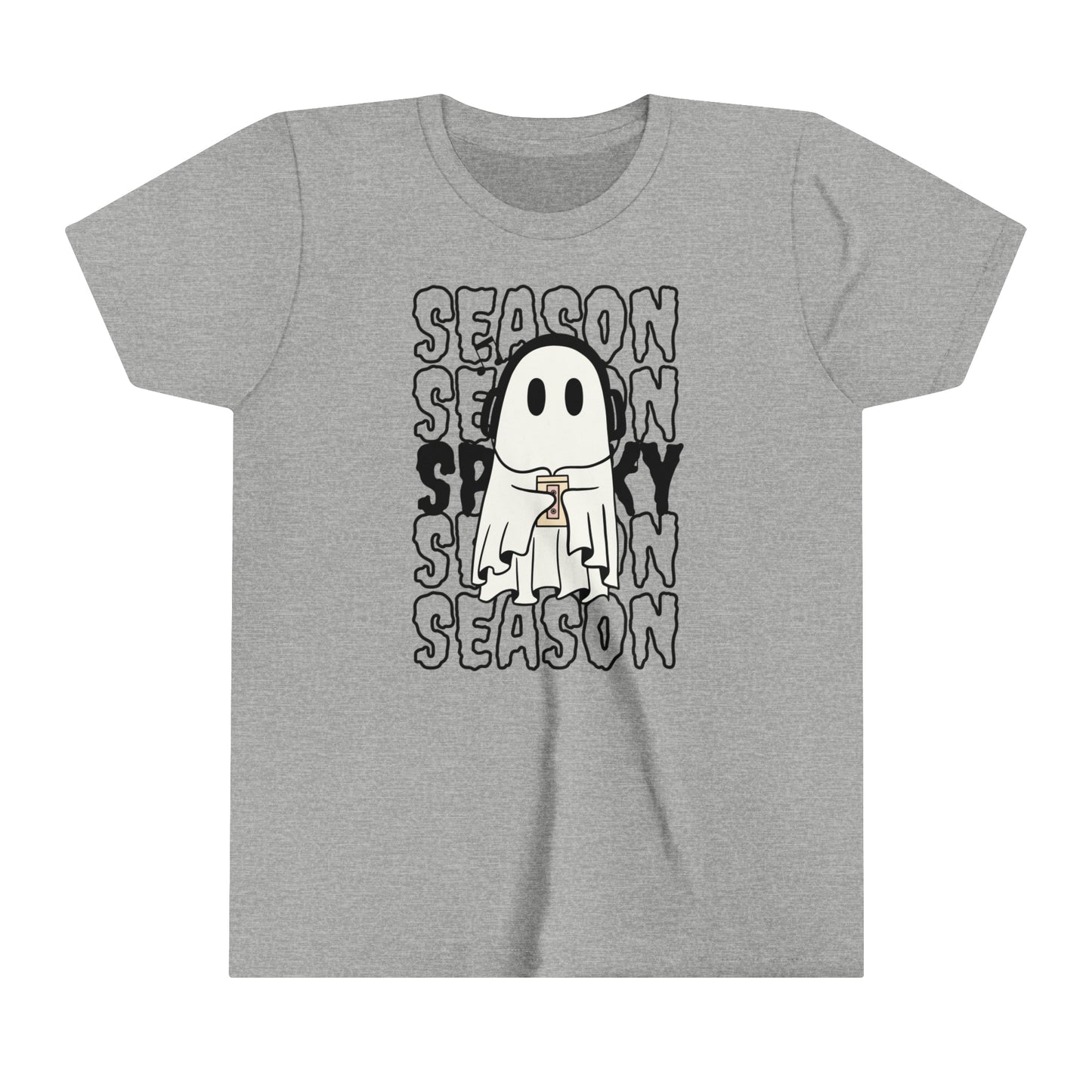 T-shirt à manches courtes pour jeunes - Halloween - Petit Fantôme - 16