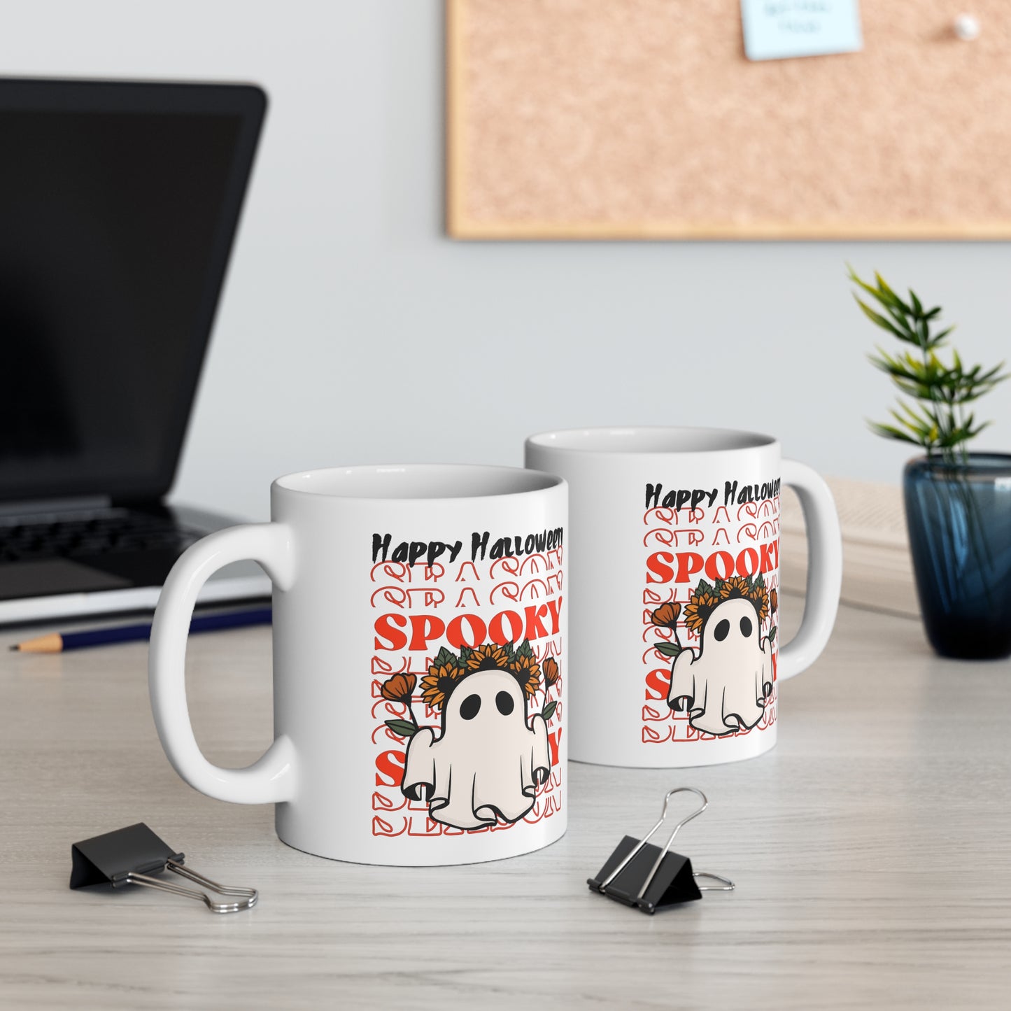 Taza de Cerámica 11oz - Halloween - Pequeño Fantasma - 11