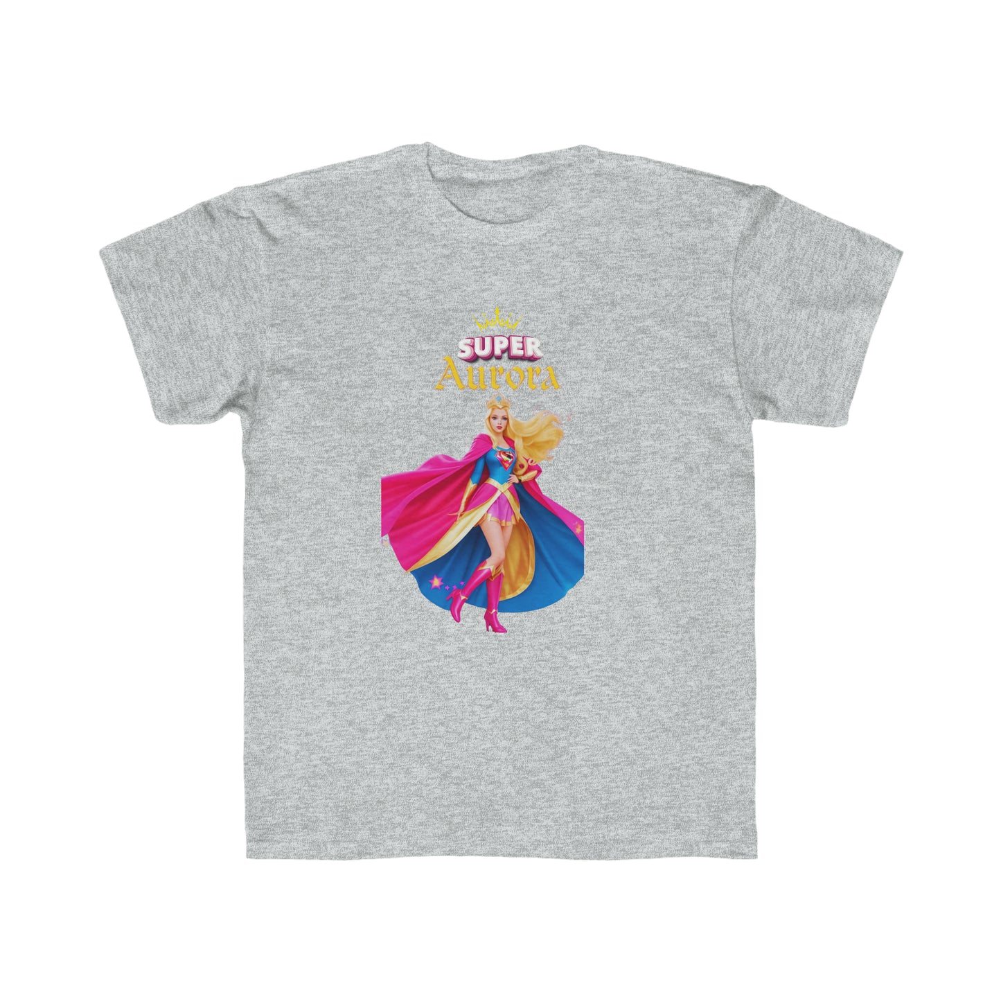 Camiseta de corte regular para niños - Princesas Heroína Aurora - 02