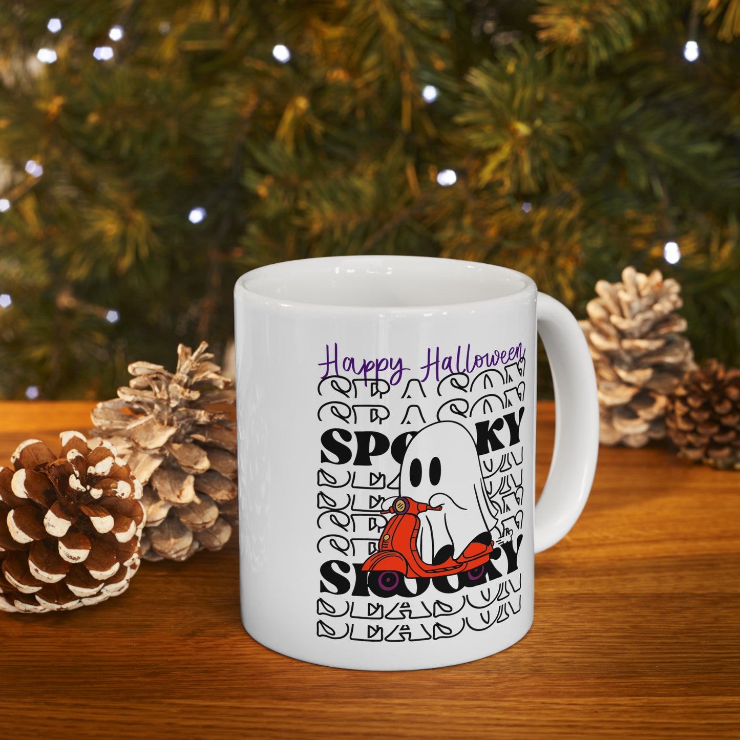 Mug en céramique 11oz - Halloween - Petit Fantôme - 09