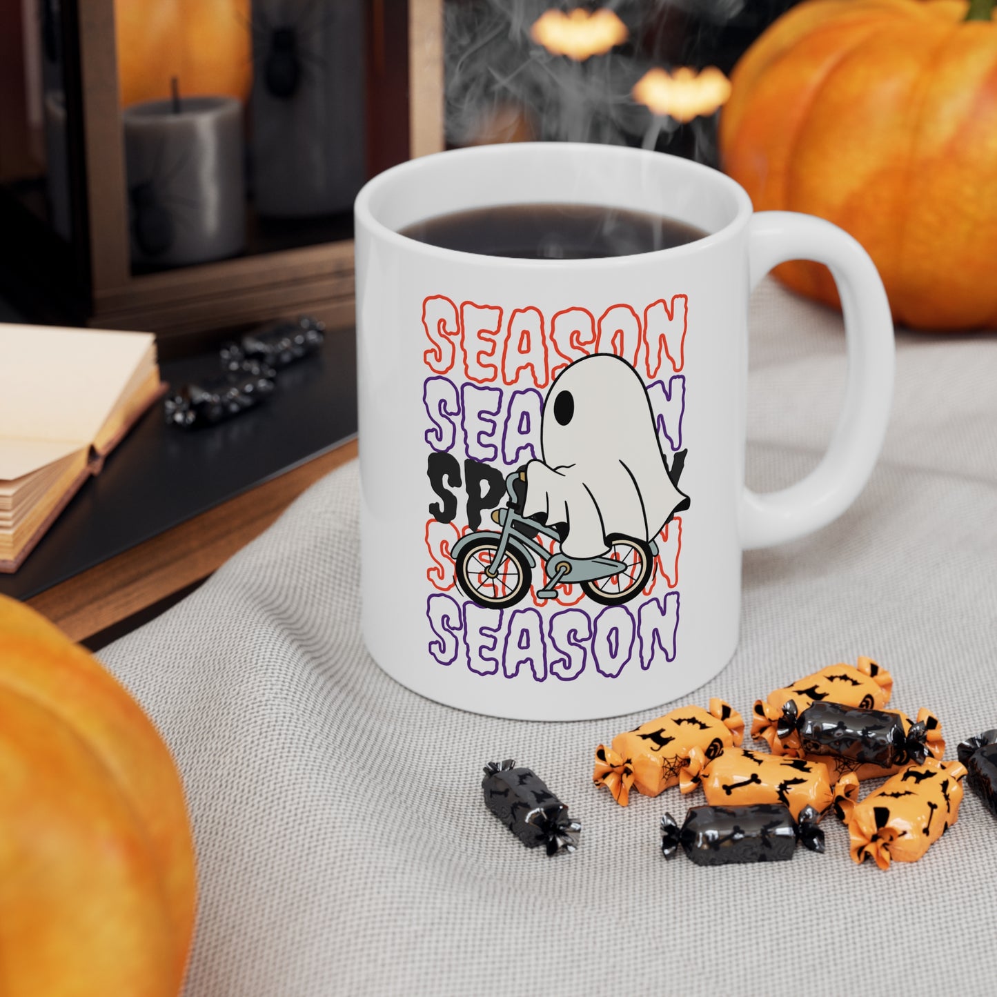 Mug en céramique 11oz - Halloween - Petit Fantôme - 18