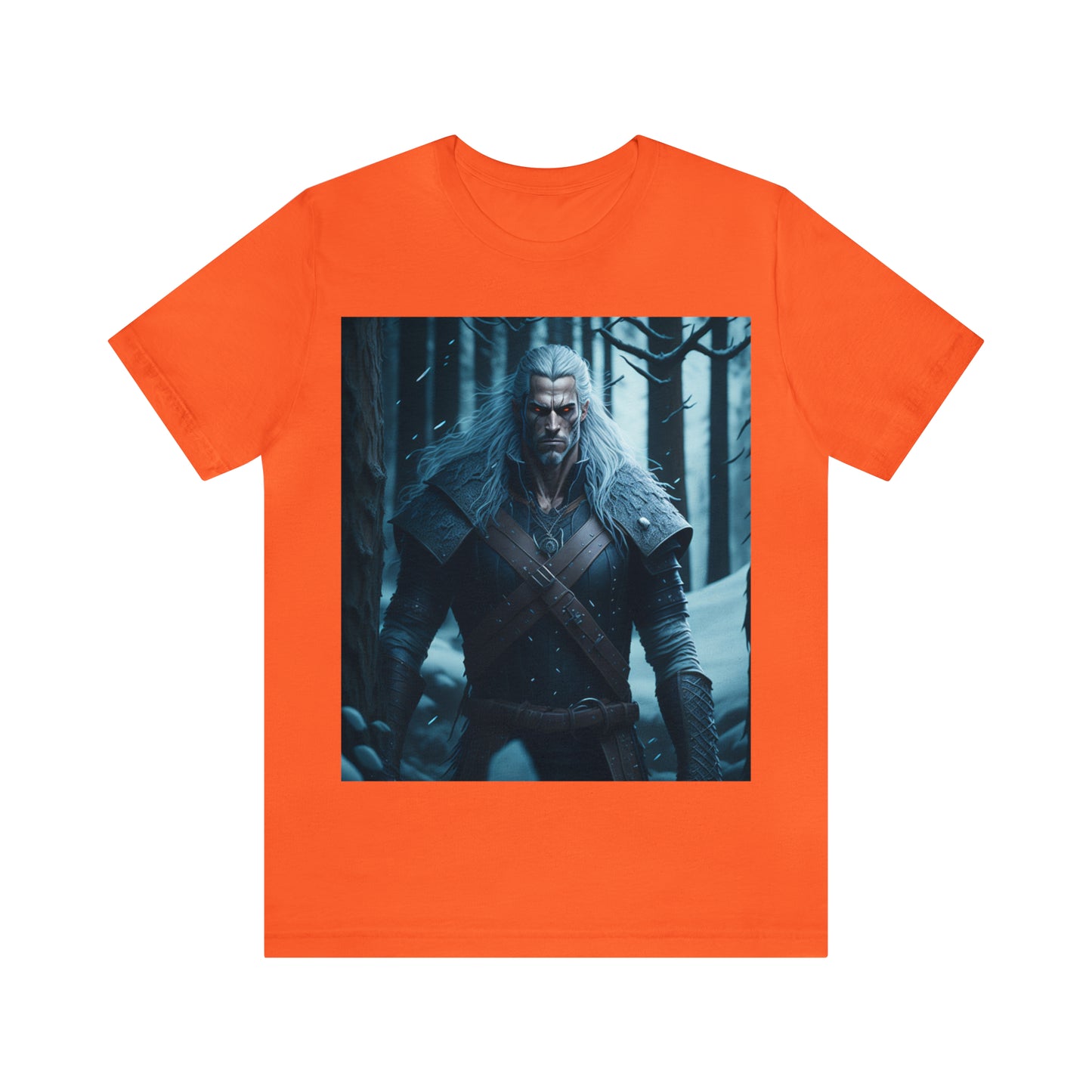 Camiseta de manga corta Unisex Jersey - Halloween Witch man AI - 01