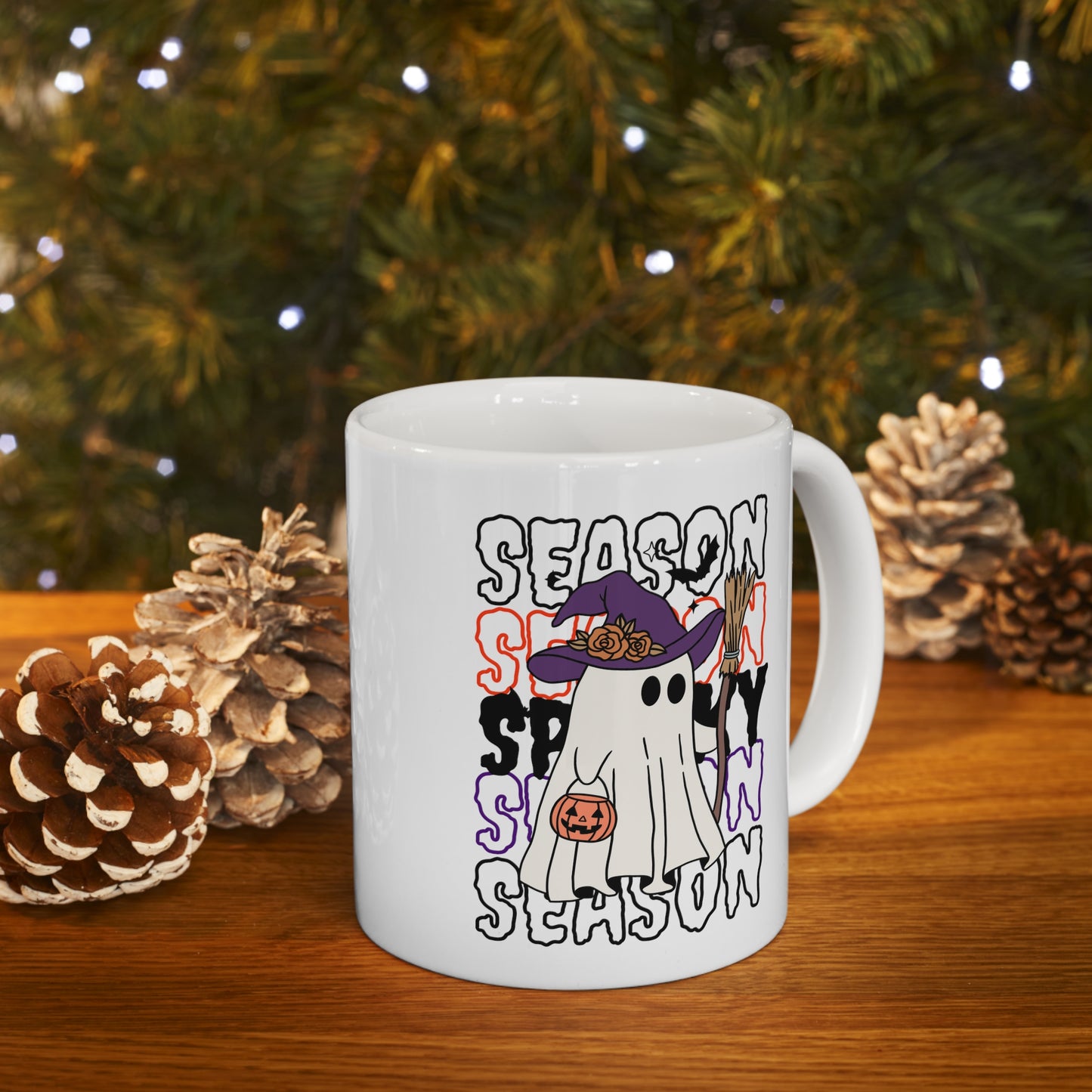 Mug en céramique 11oz - Halloween - Petit Fantôme - 13