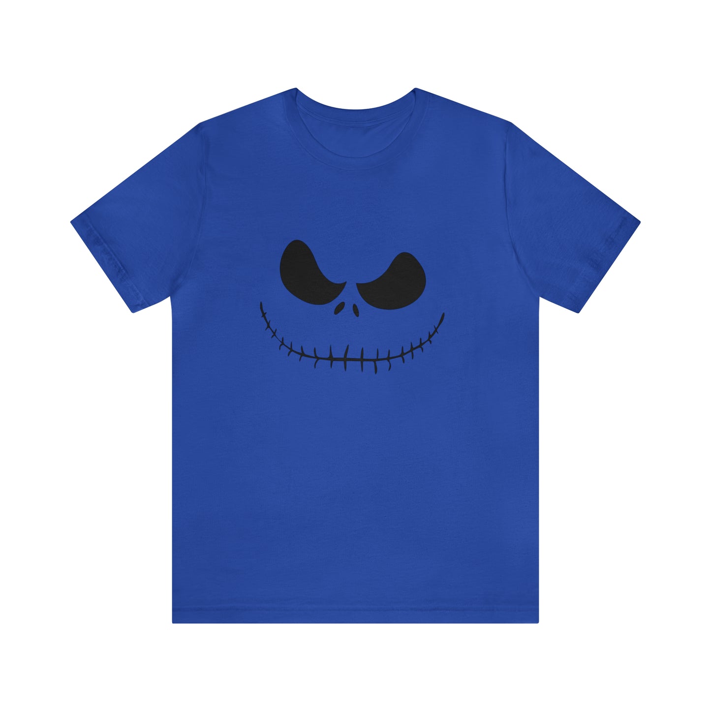 Camiseta de manga corta Unisex Jersey - Cara de terror de Halloween - 02