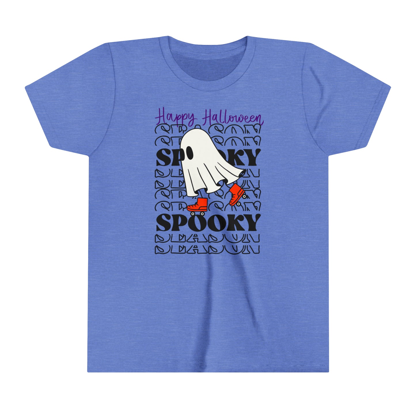 T-shirt à manches courtes pour jeunes - Halloween - Petit Fantôme - 10