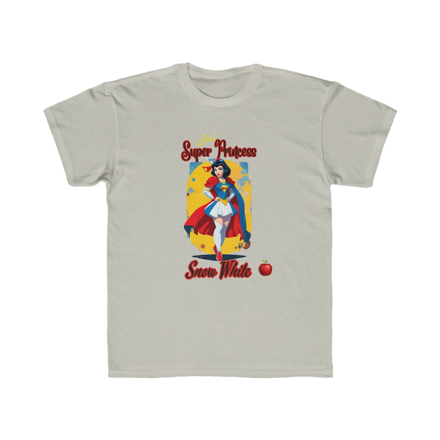 Camiseta de corte regular para niños - Princesas Heroína Blancanieves - 08