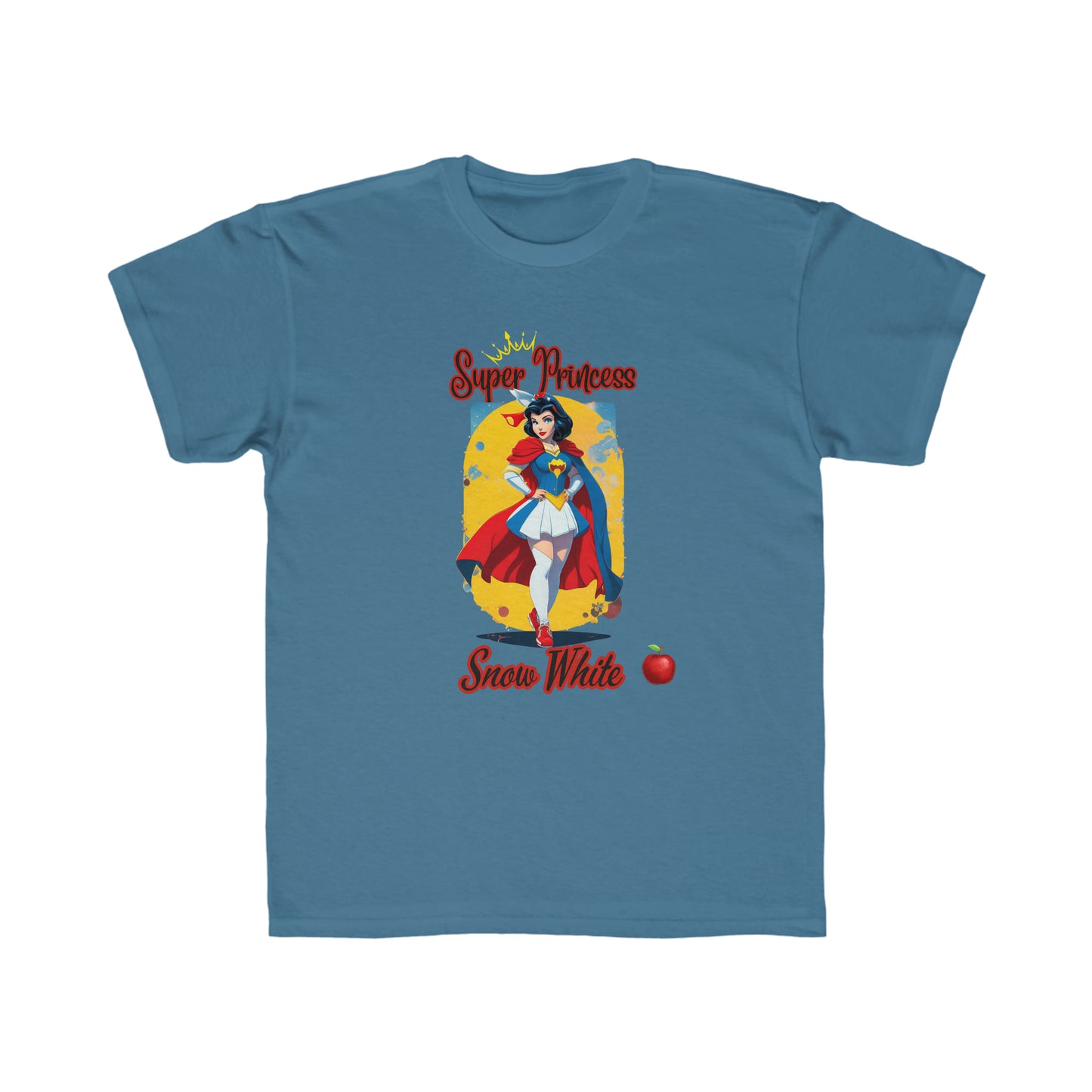 Camiseta de corte regular para niños - Princesas Heroína Blancanieves - 08