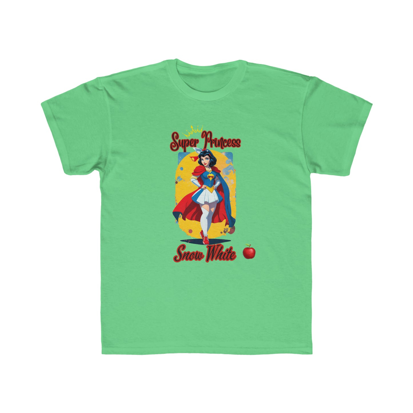 Camiseta de corte regular para niños - Princesas Heroína Blancanieves - 08