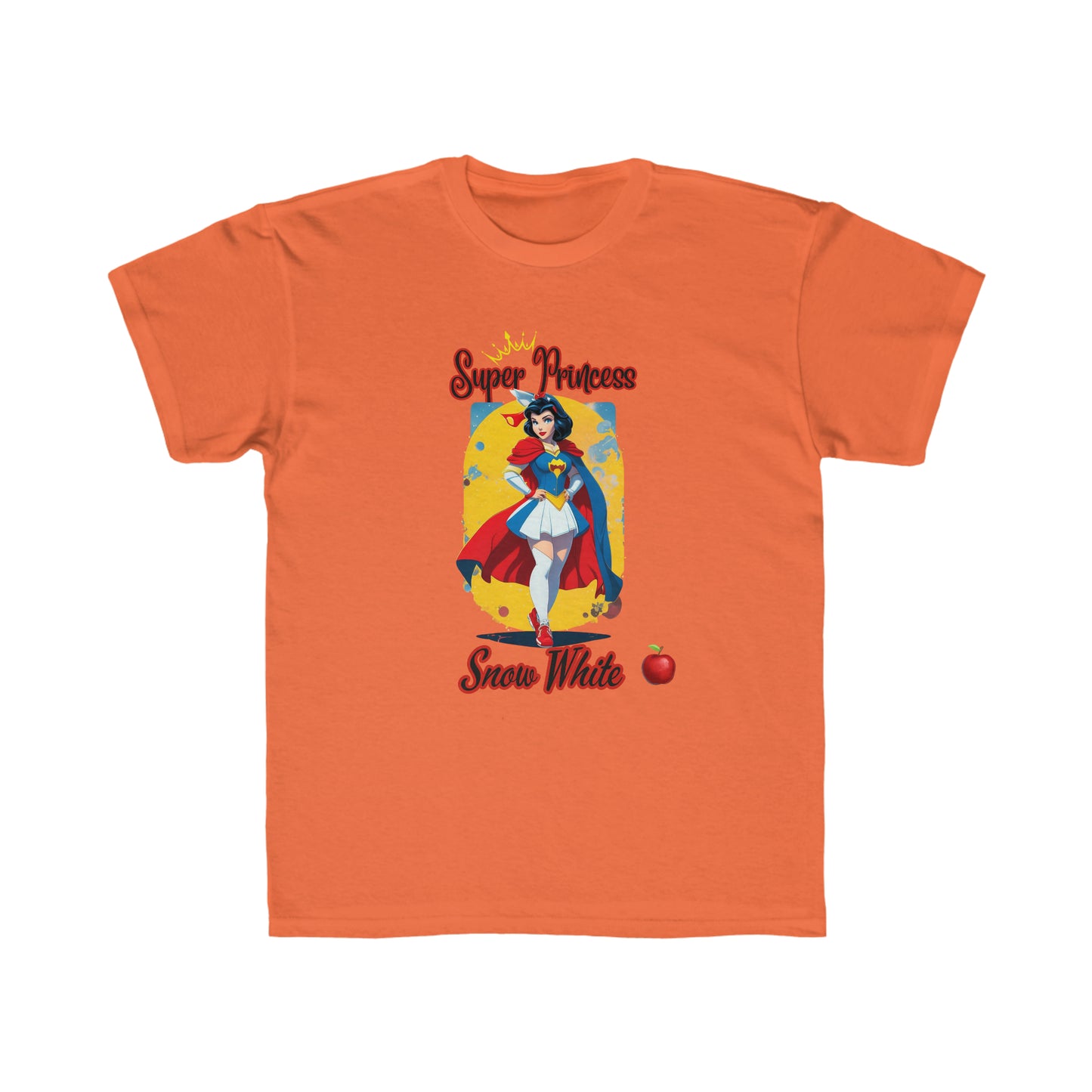 Camiseta de corte regular para niños - Princesas Heroína Blancanieves - 08