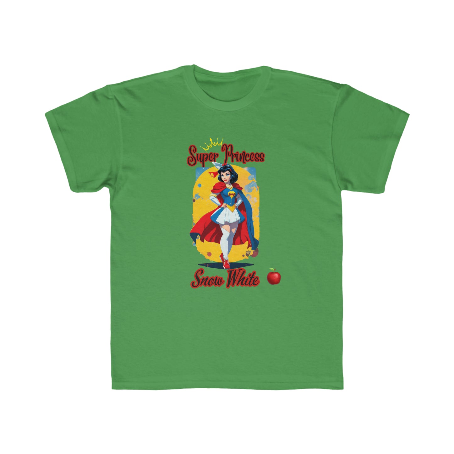 Camiseta de corte regular para niños - Princesas Heroína Blancanieves - 08