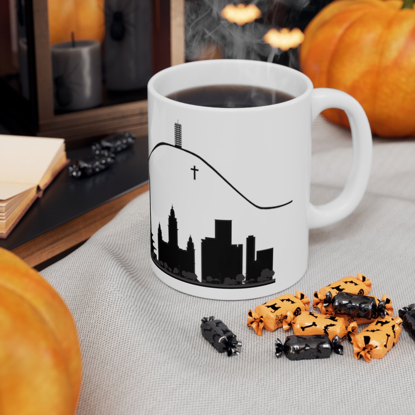 Taza de Cerámica 11 oz - Silueta de Caracas
