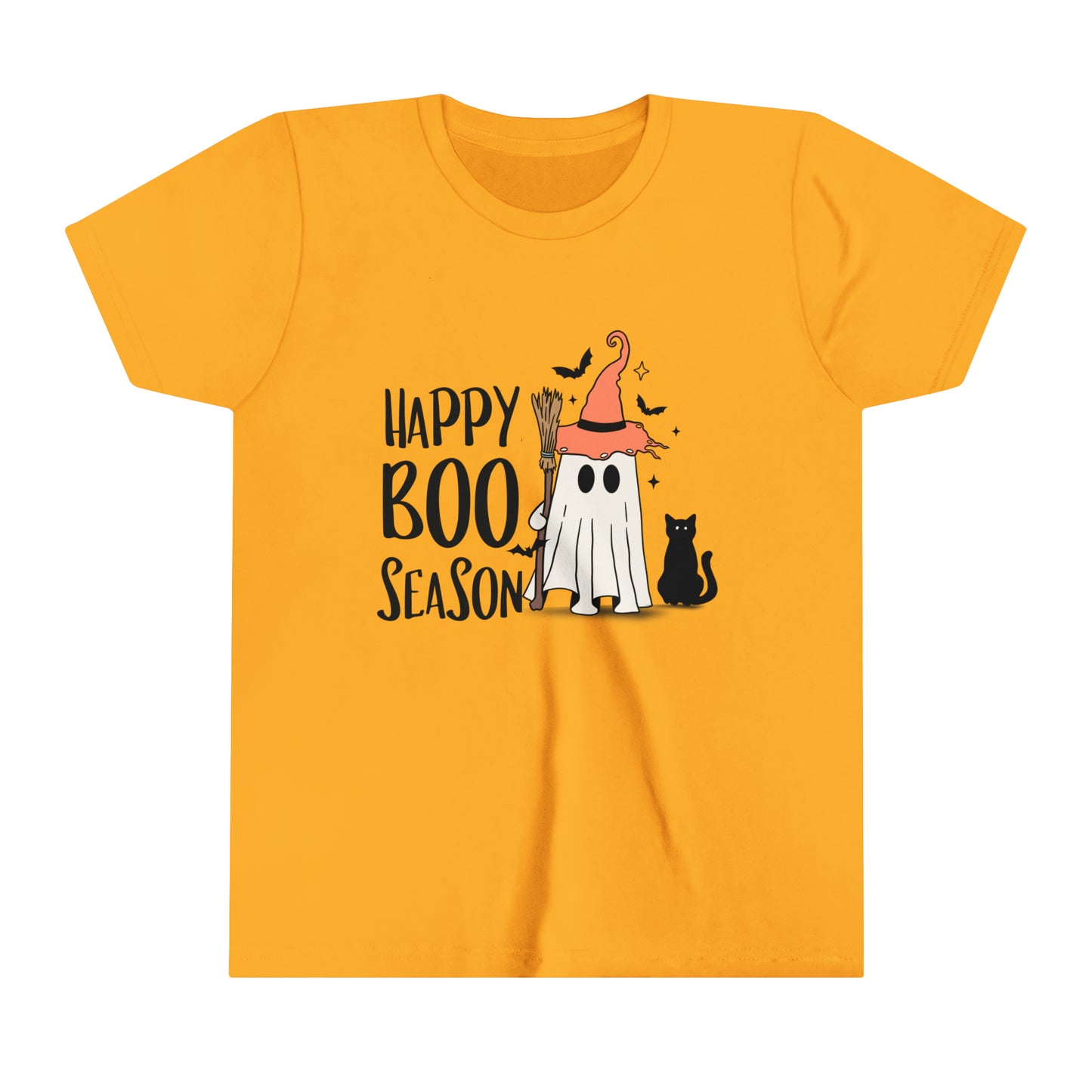 T-shirt à manches courtes pour jeunes - Halloween - Petit Fantôme - 22