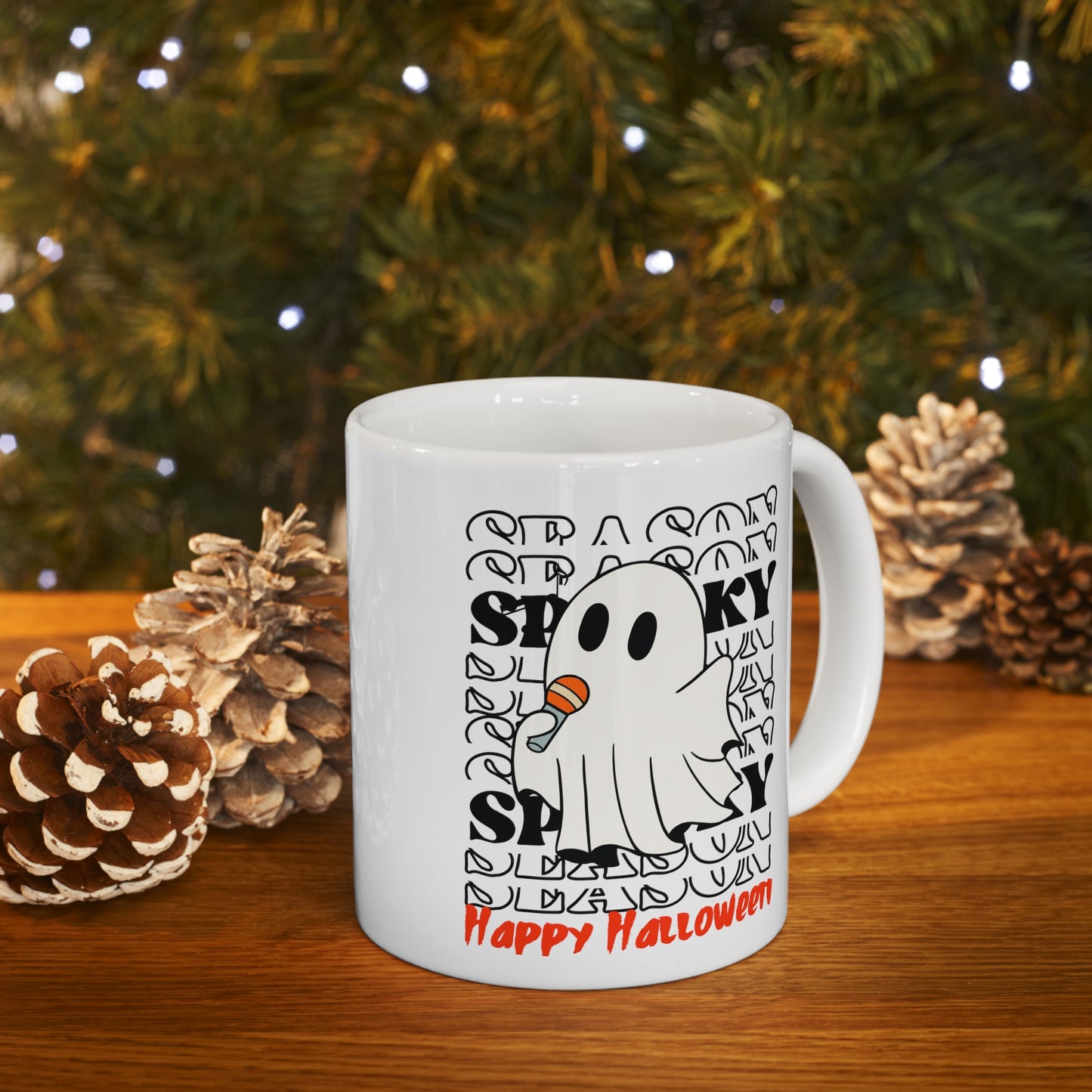 Taza de Cerámica 11oz - Halloween - Pequeño Fantasma - 06
