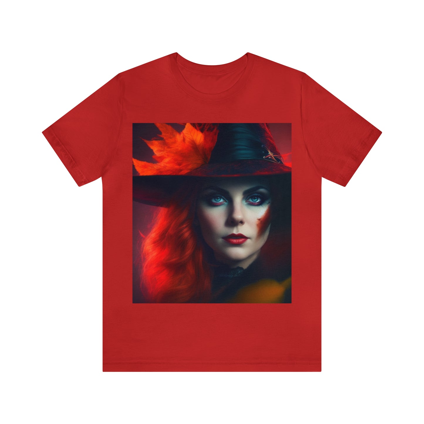 Camiseta de manga corta unisex Jersey - Halloween Witch AI - 03