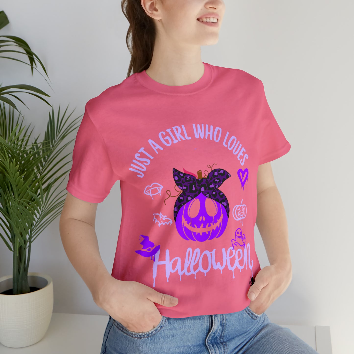 Camiseta de manga corta Unisex Jersey - Halloween - Sólo una niña - 02